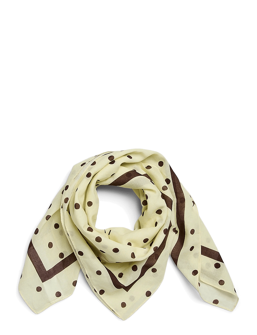 Pieces - PCPHILINE SQUARE SCARF BC - lakati - french vanilla - 1
