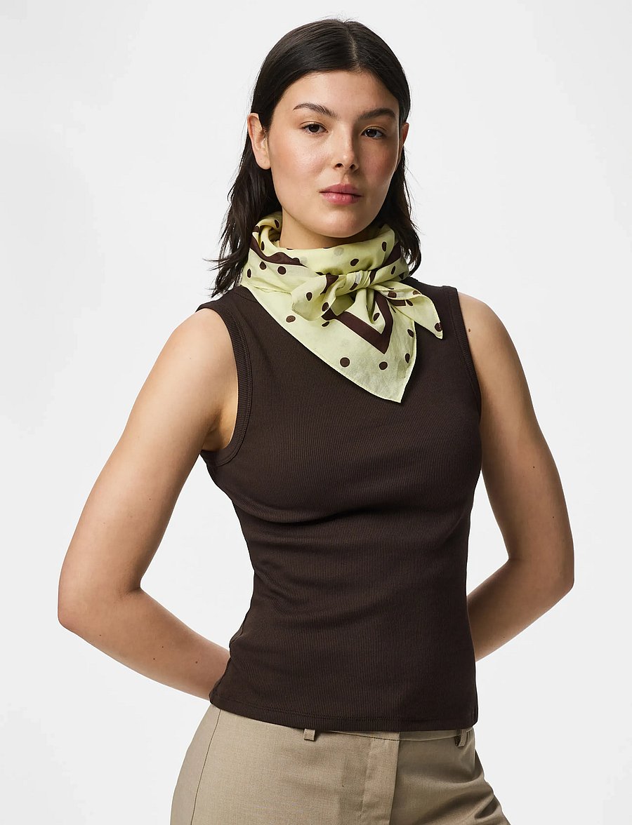 Pieces - PCPHILINE SQUARE SCARF BC - lakati - french vanilla - 0