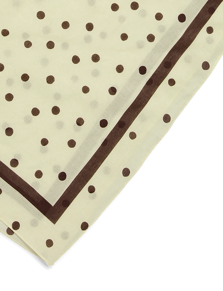 Pieces - PCPHILINE SQUARE SCARF BC - lakati - french vanilla - 4