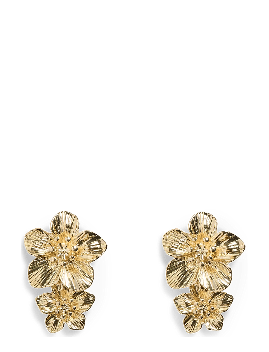 Pieces - PCPATRICIA M EARRINGS - statement-ohrringe - gold colour - 0