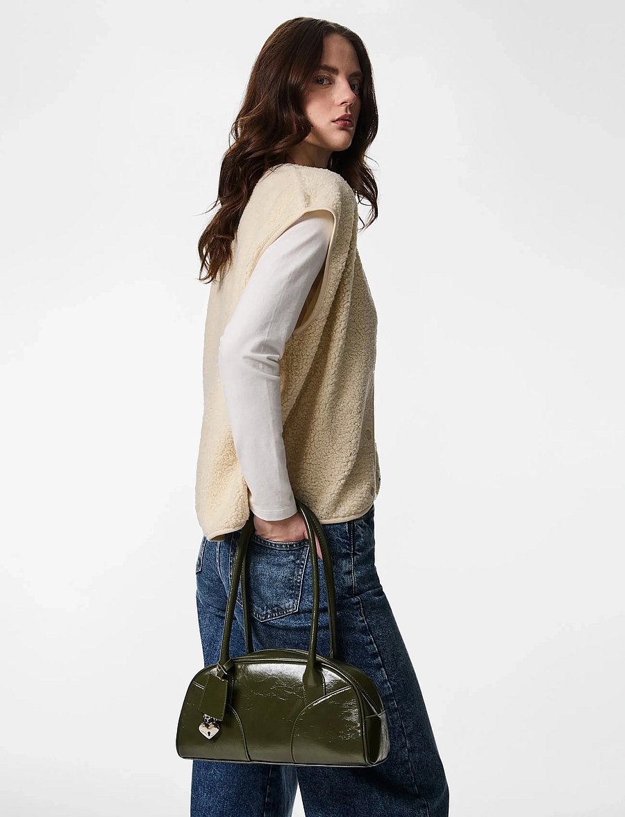 Pieces - PCBOWLING BAG - modetrends - sphagnum - 0