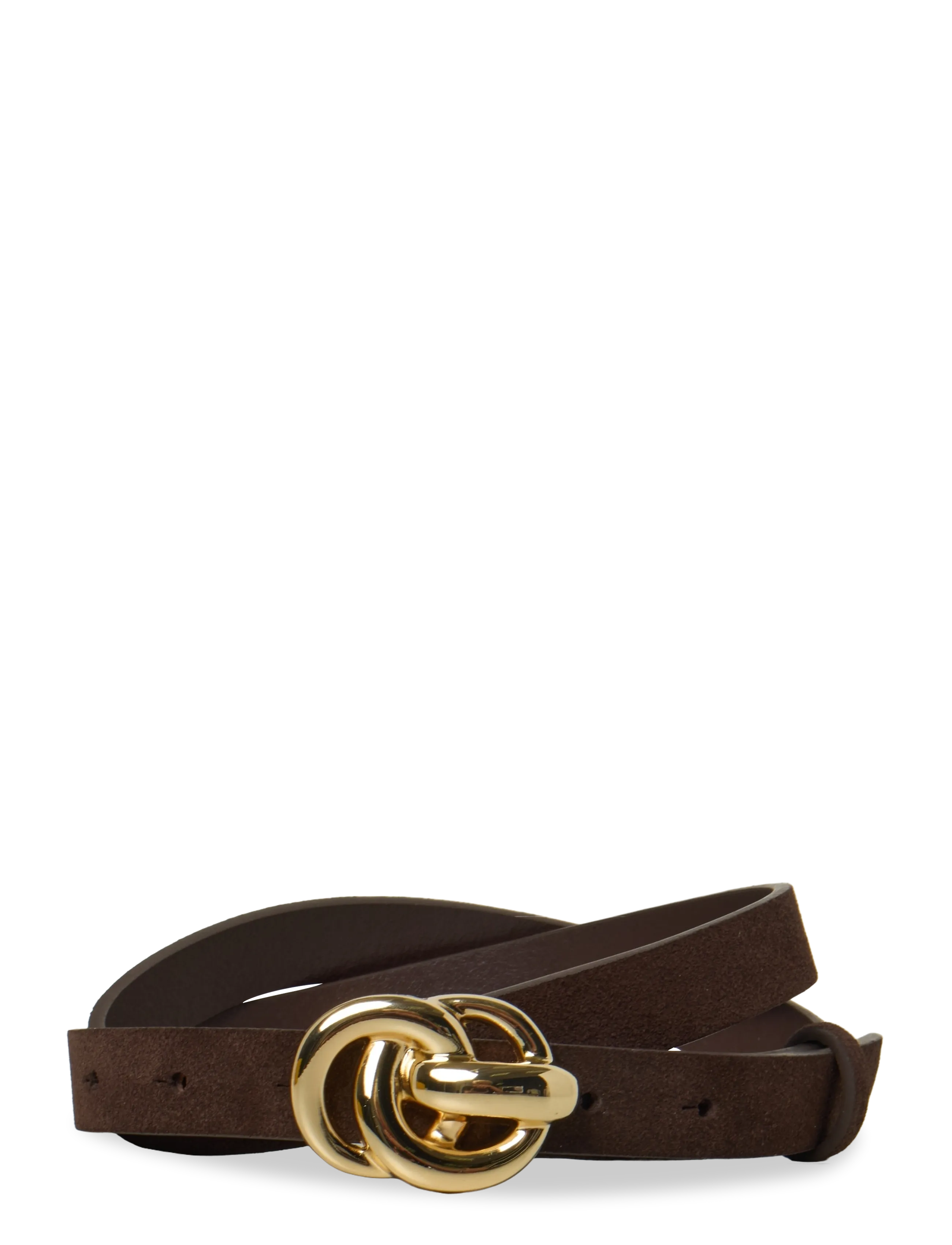 Pieces Pcpora Suede Jeans Belt, 90, Brown, Belts > Casual Belt, Dame
