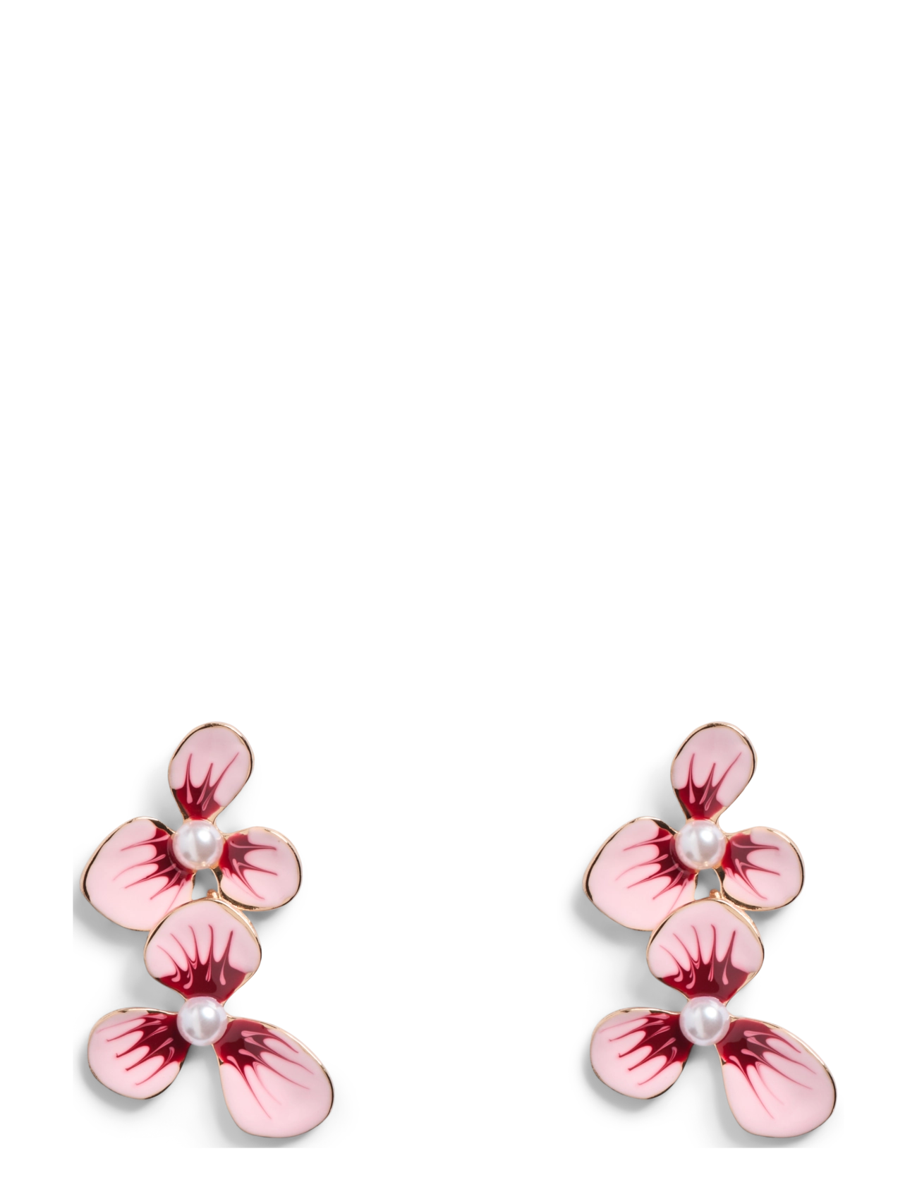 Pieces Pcpohie J Earrings, One Size, Pink, Earrings > Statement Earrings, Dame