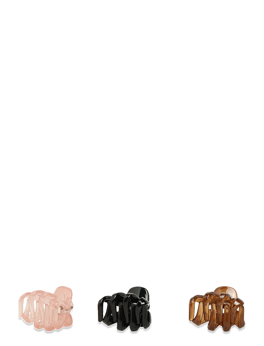 Pieces - PCPOLLY J HAIRSHARK 3-PACK - hårklämmor - sea pink - 1
