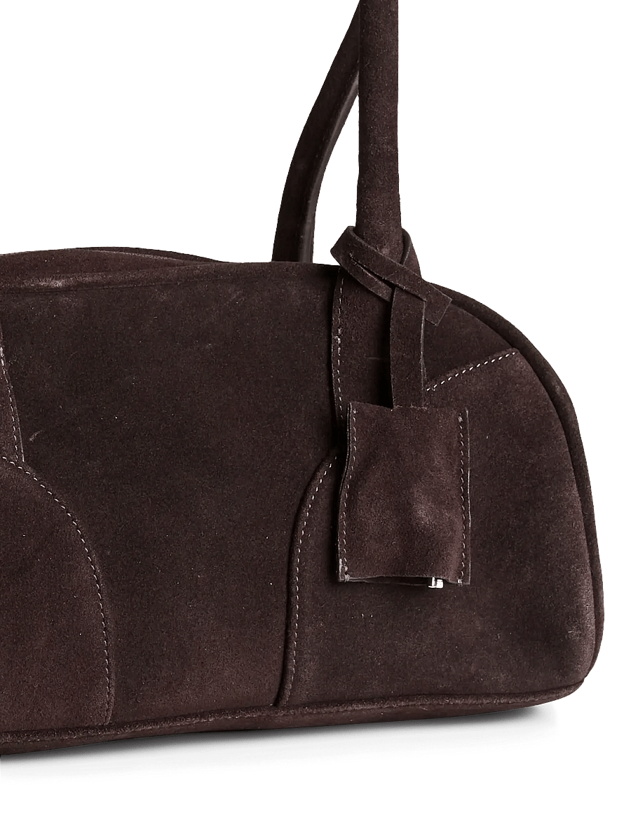 Pieces - PCBOWLING SUEDE BAG - handväskor - delicioso - 5