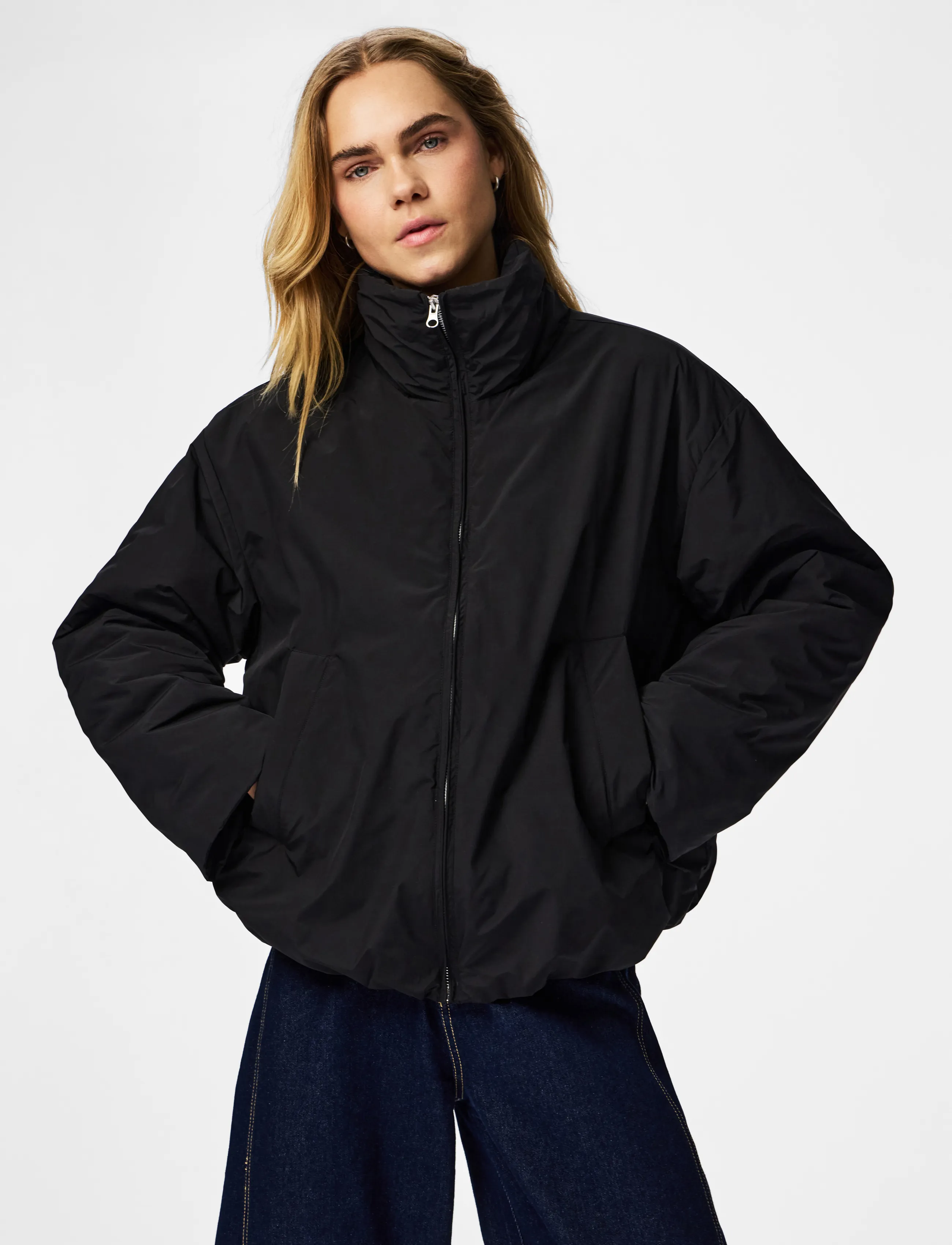Pieces PCSIF JACKET NOOS BC - Dunjackor - BLACK / black