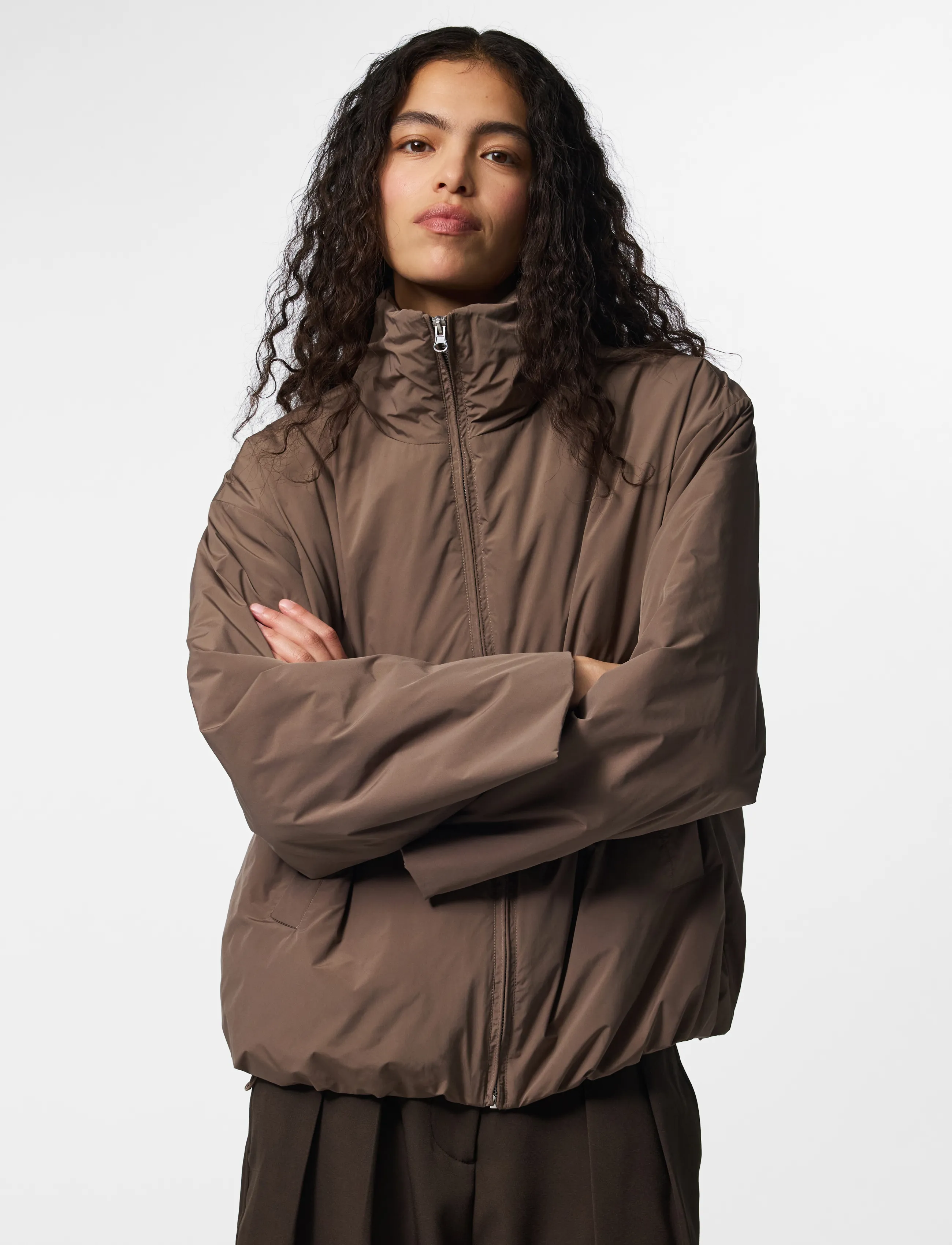 Pieces PCSIF JACKET NOOS BC - Pieces - MOREL / brown