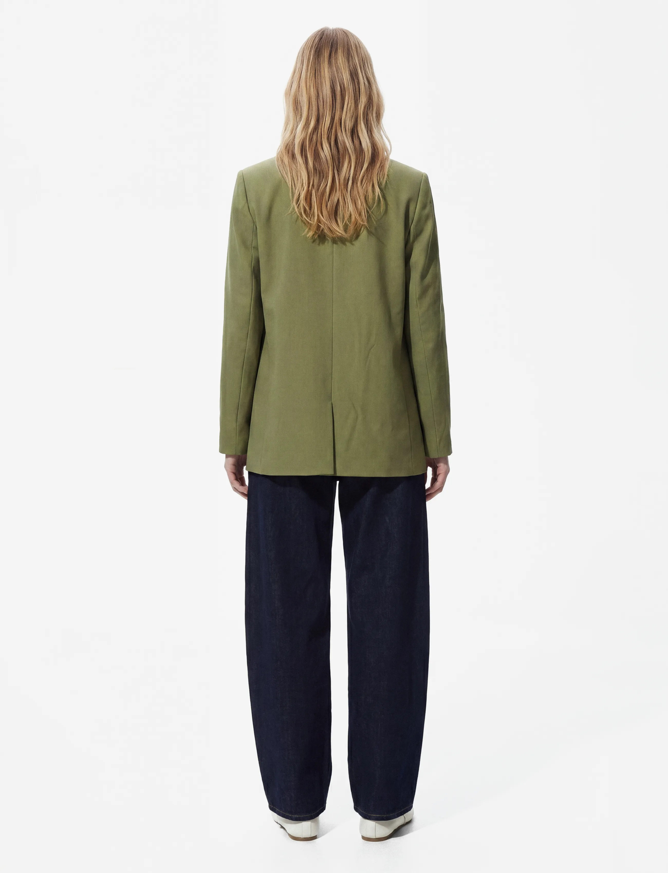 Pieces - PCBOSELLA LS LOOSE BLAZER NOOS BC - sphagnum - 3