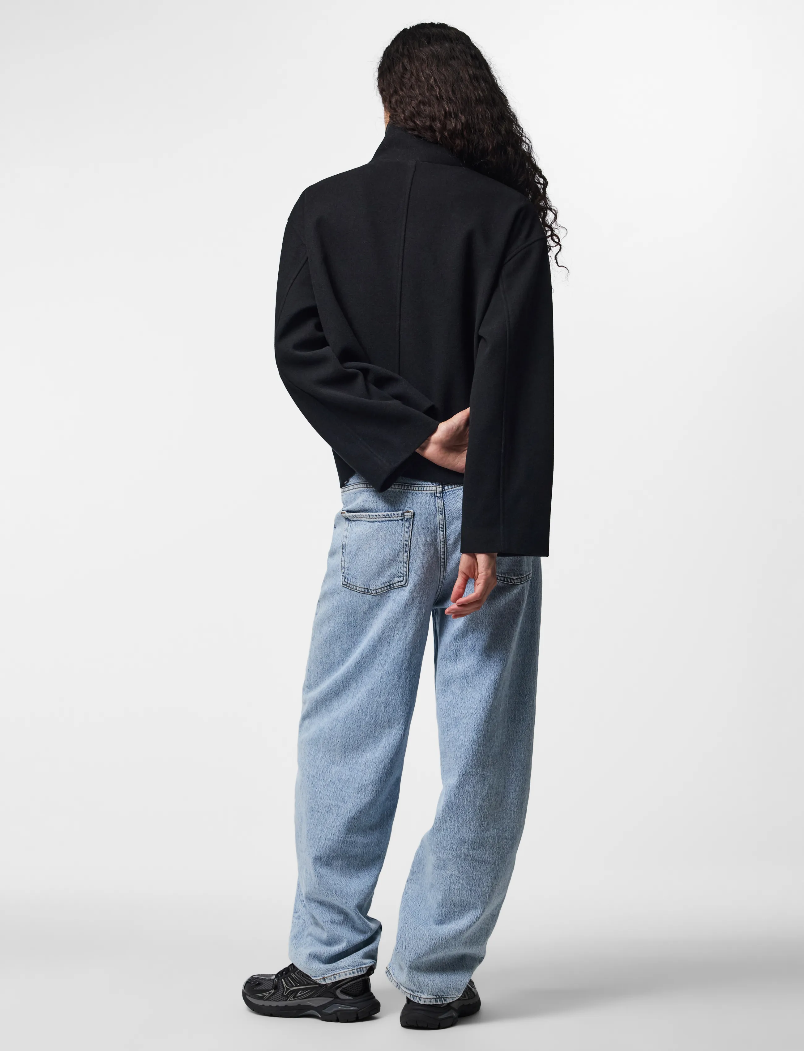 Pieces - PCAGNES SHORT JACKET NOOS BC - kevadjoped - black - 3