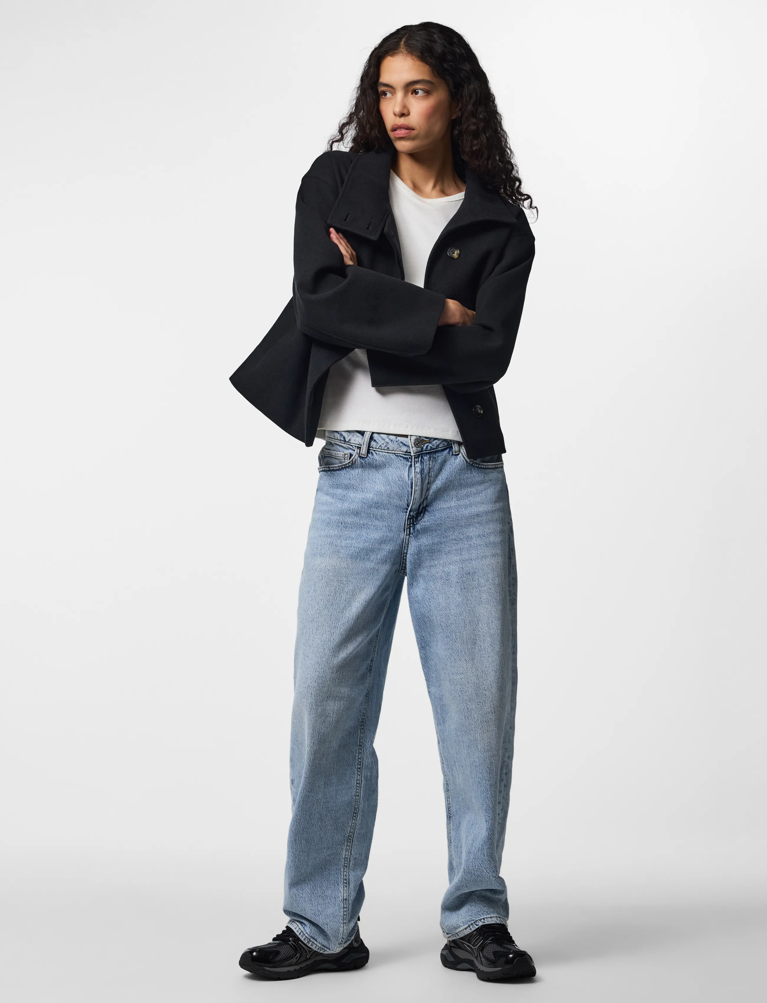 Pieces - PCAGNES SHORT JACKET NOOS BC - kevadjoped - black - 4