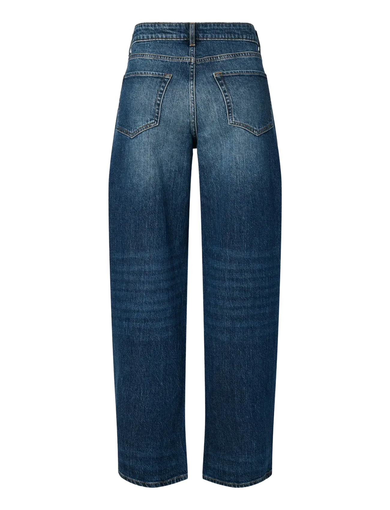 Pieces - PCMERLE MW BARREL JEANS D2D FSY PP - barrel jeans - dark blue denim - 2