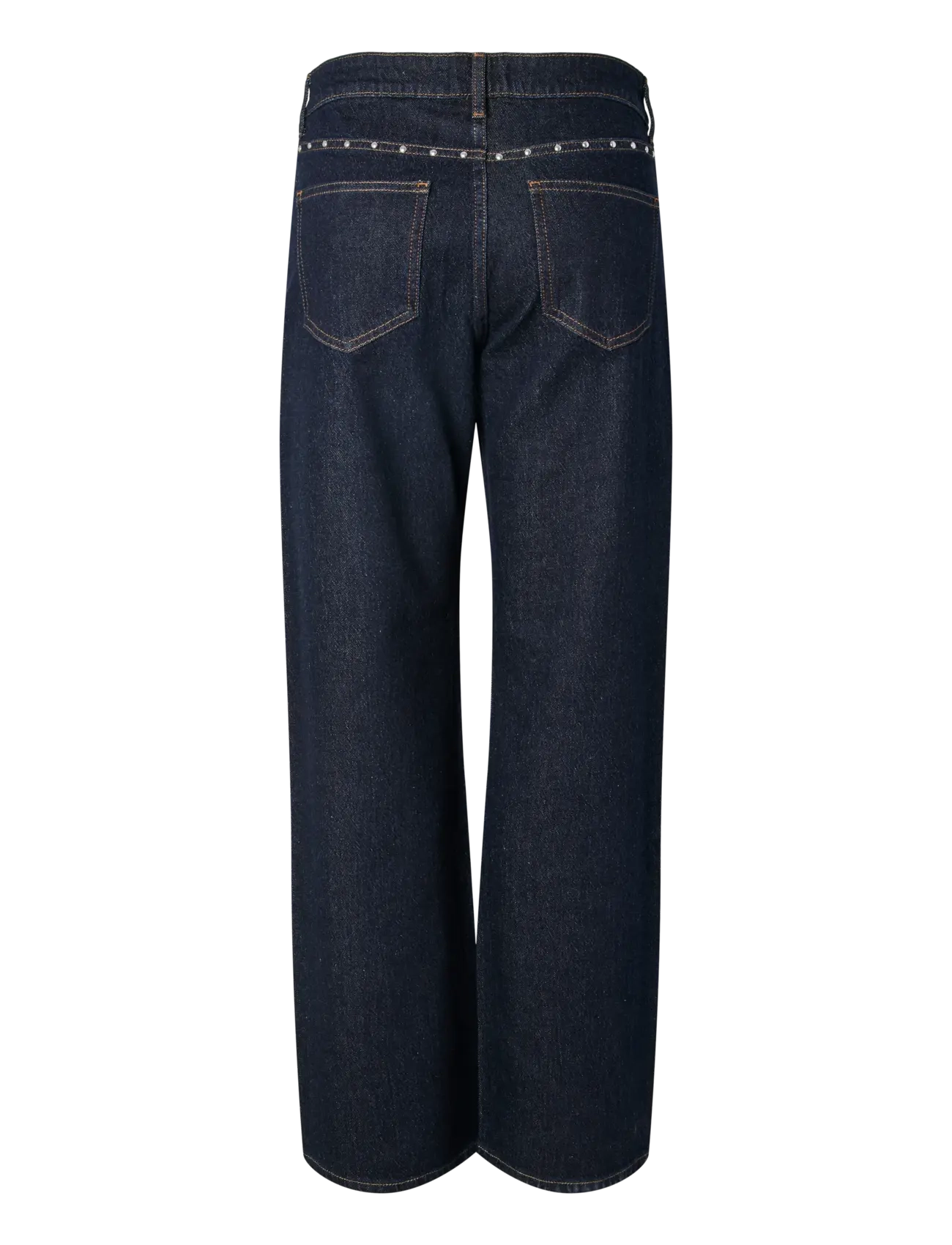 Pieces - PCKARLA MW WIDE JEANS D2D FSY PP - wide leg jeans - dark blue denim - 2