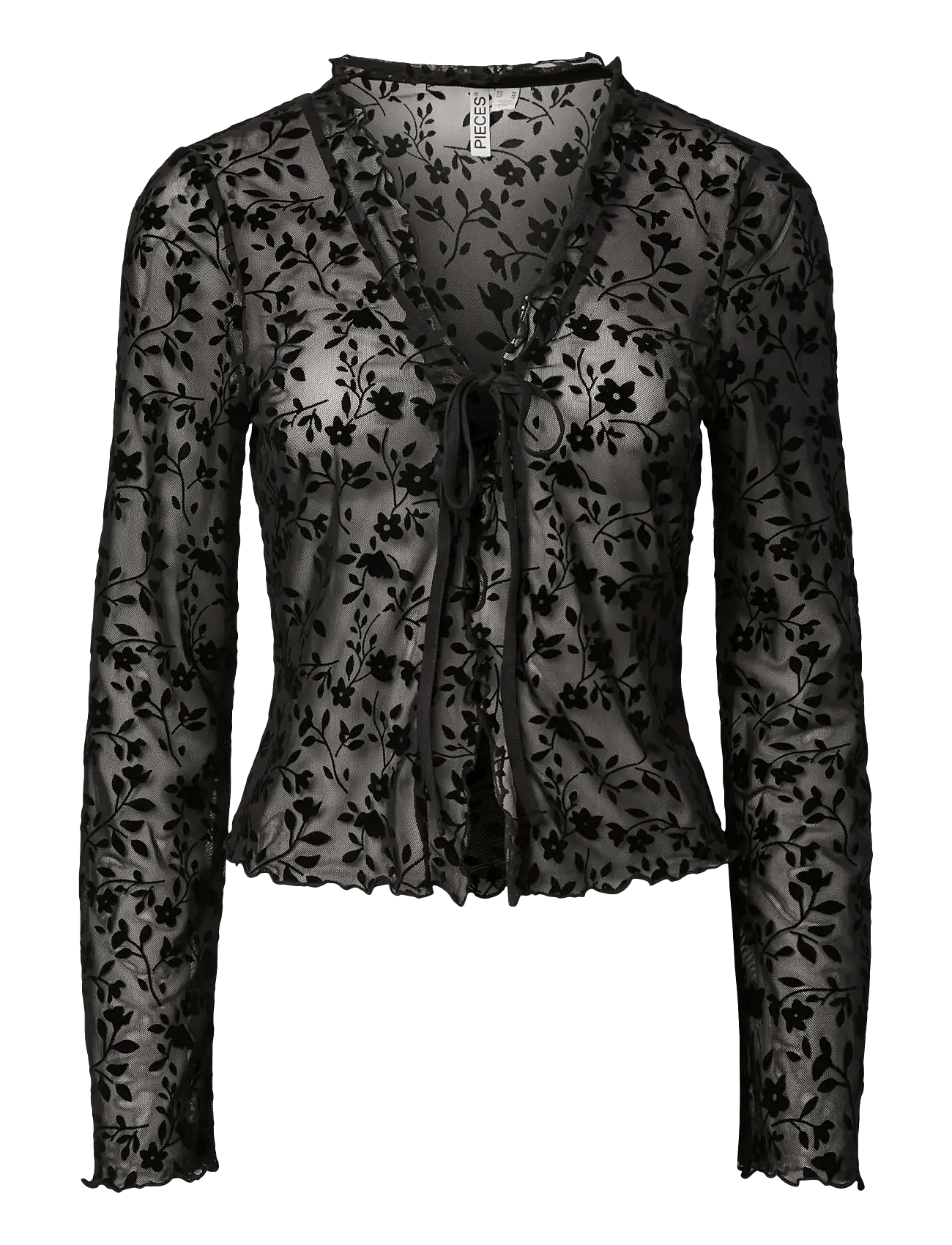 Pieces - Pcislie Ls Tie Top