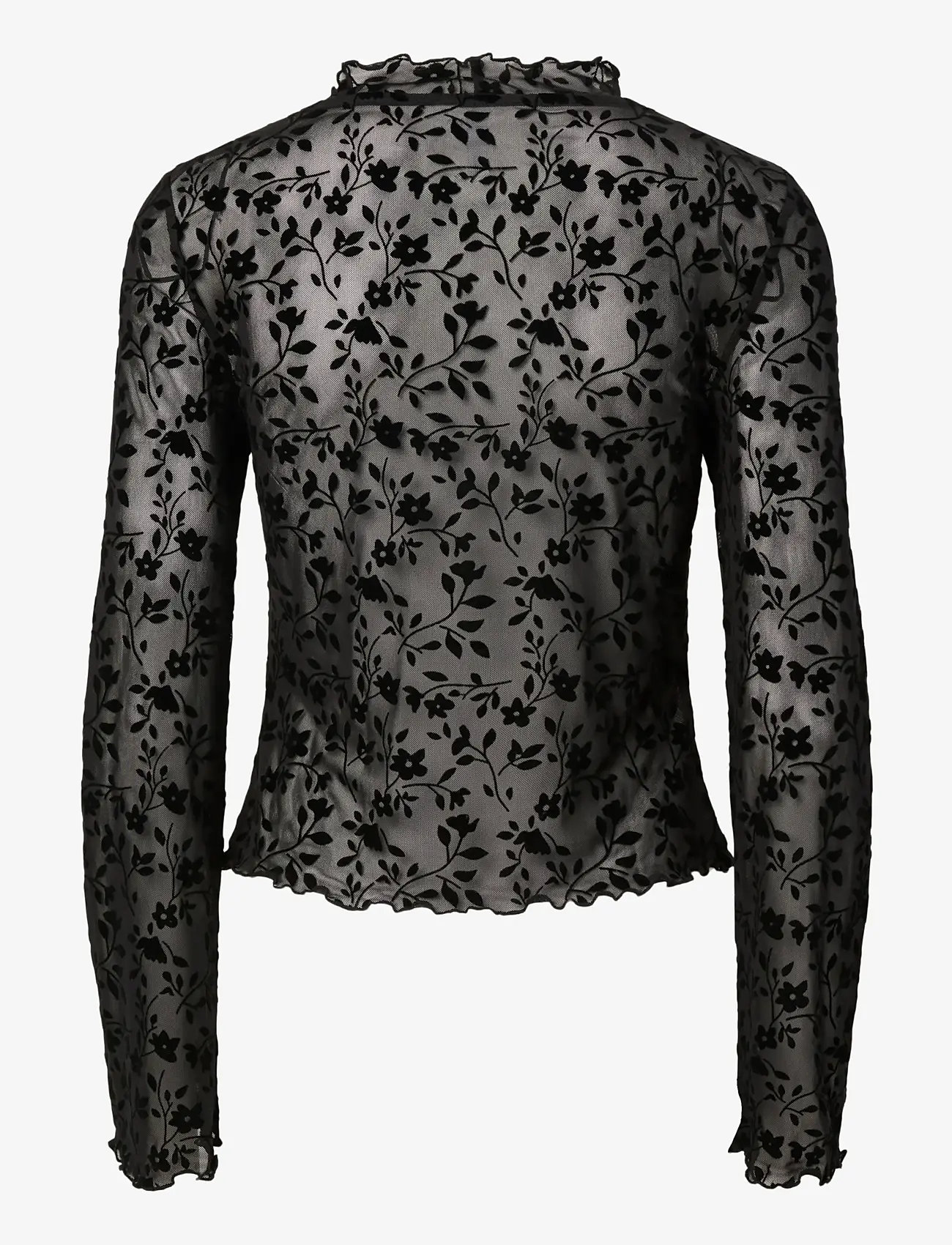 Pieces - PCISLIE LS TIE TOP JSR FSY PP - cardigans - black - 1