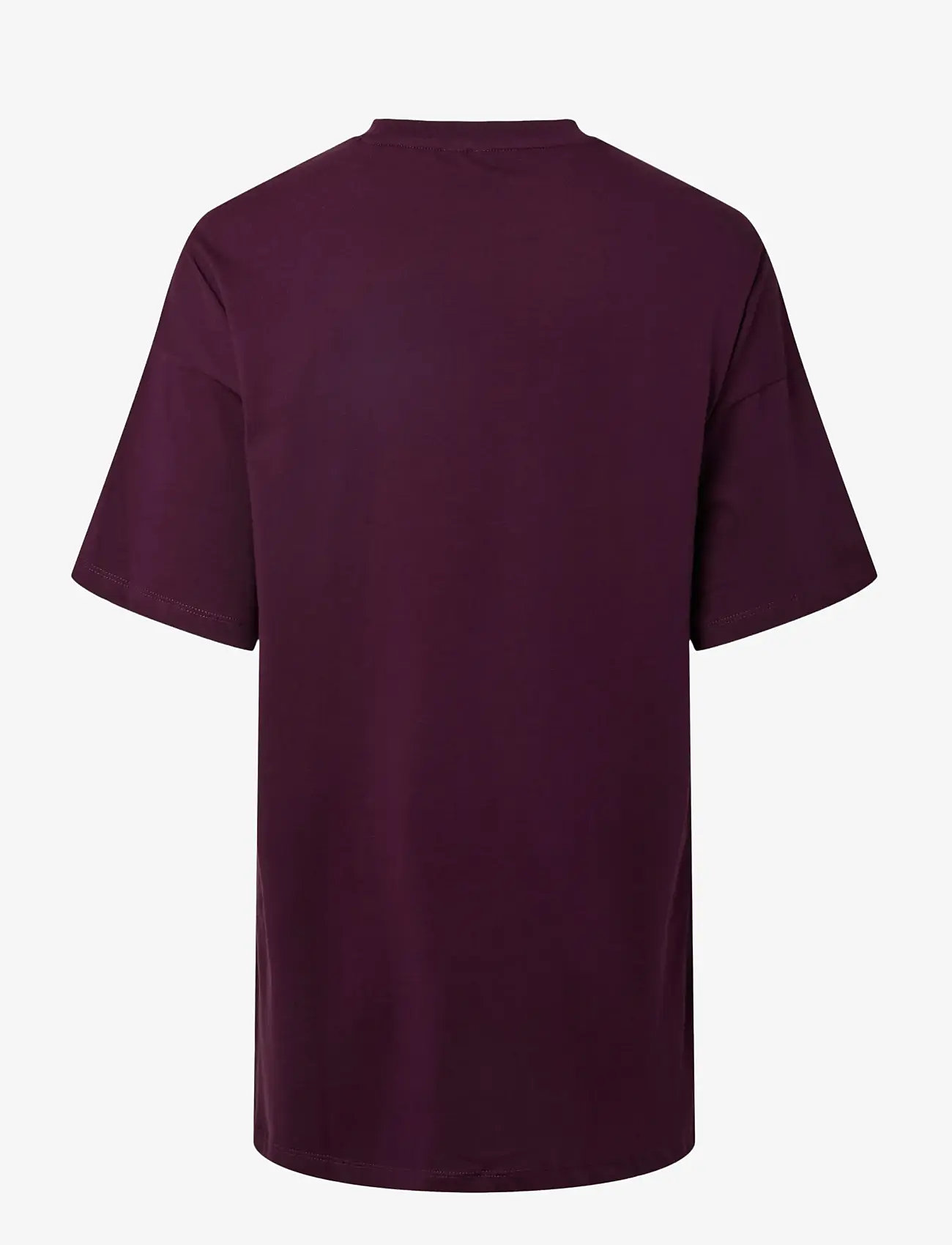 Pieces - PCSKYLAR SS OS DETAIL TEE FSY PP BC - t-shirts - dark purple - 1