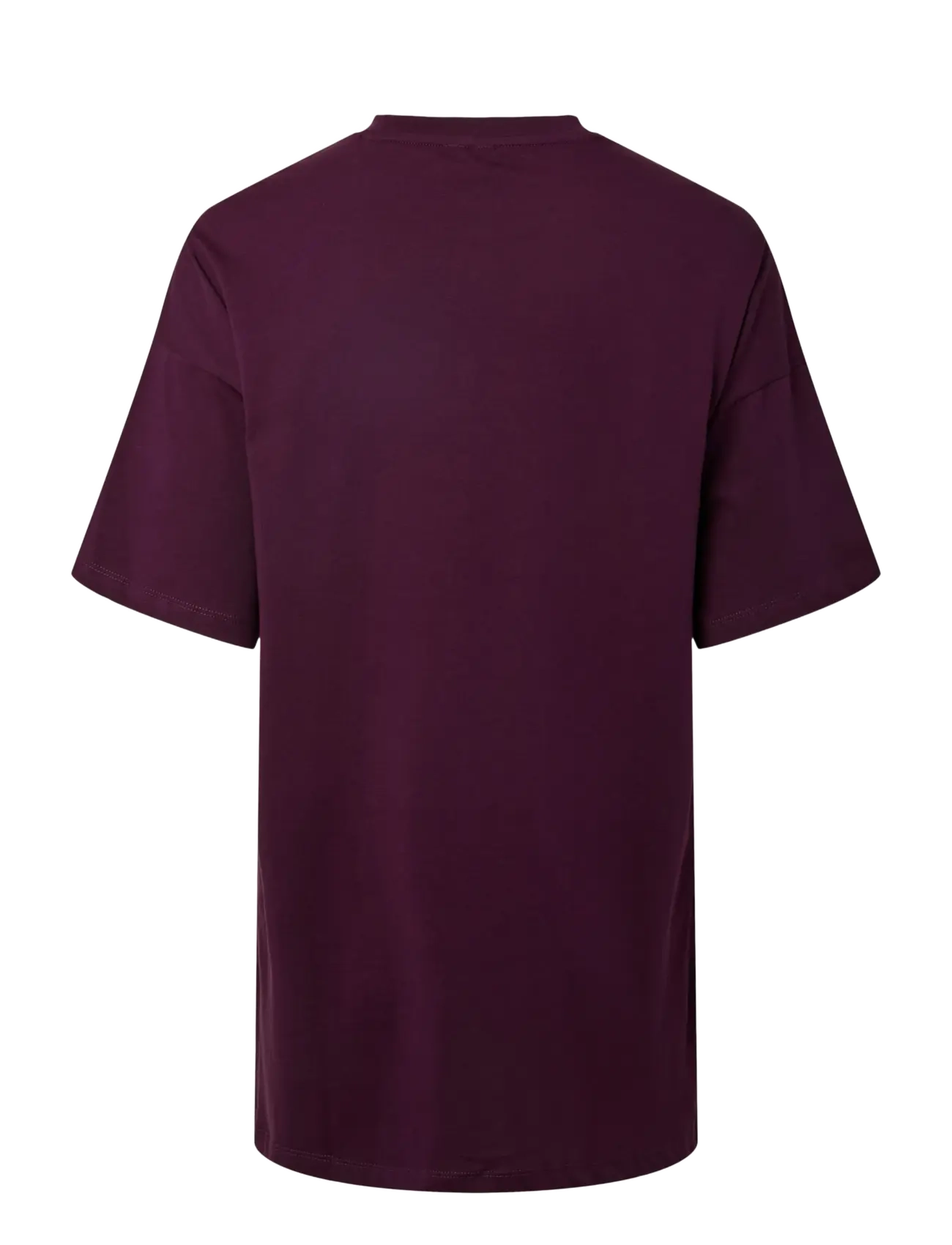 Pieces - PCSKYLAR SS OS DETAIL TEE FSY PP BC - t-shirts - dark purple - 1