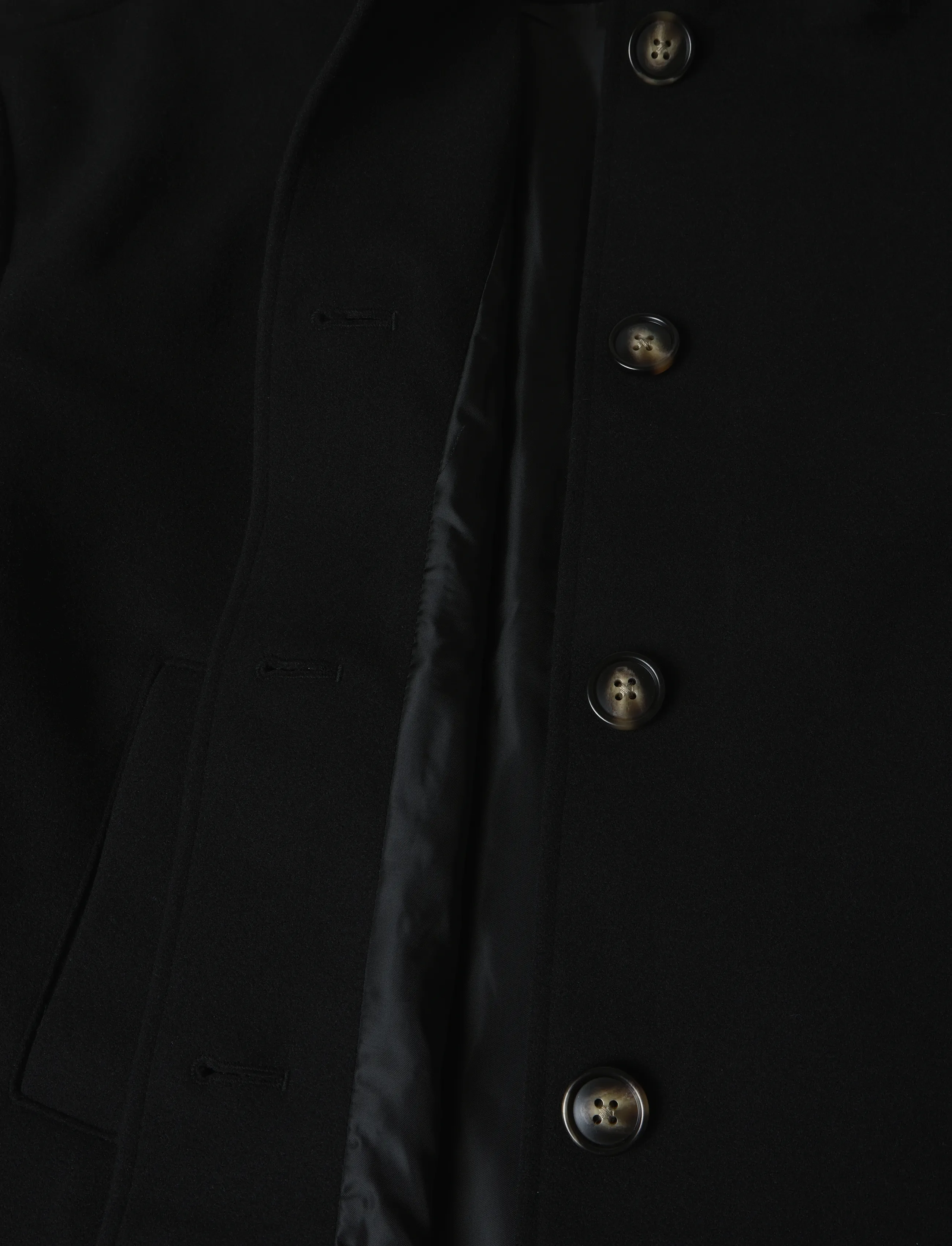 Pieces - PCAYA SHORT COAT NOOS BC - kerged mantlid - black - 4