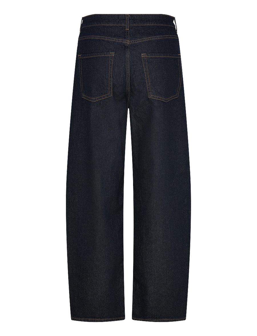 Pieces - PCGRACE MW BARREL ANK JEANS NOOS BC - barrel jeans - dark blue denim - 2