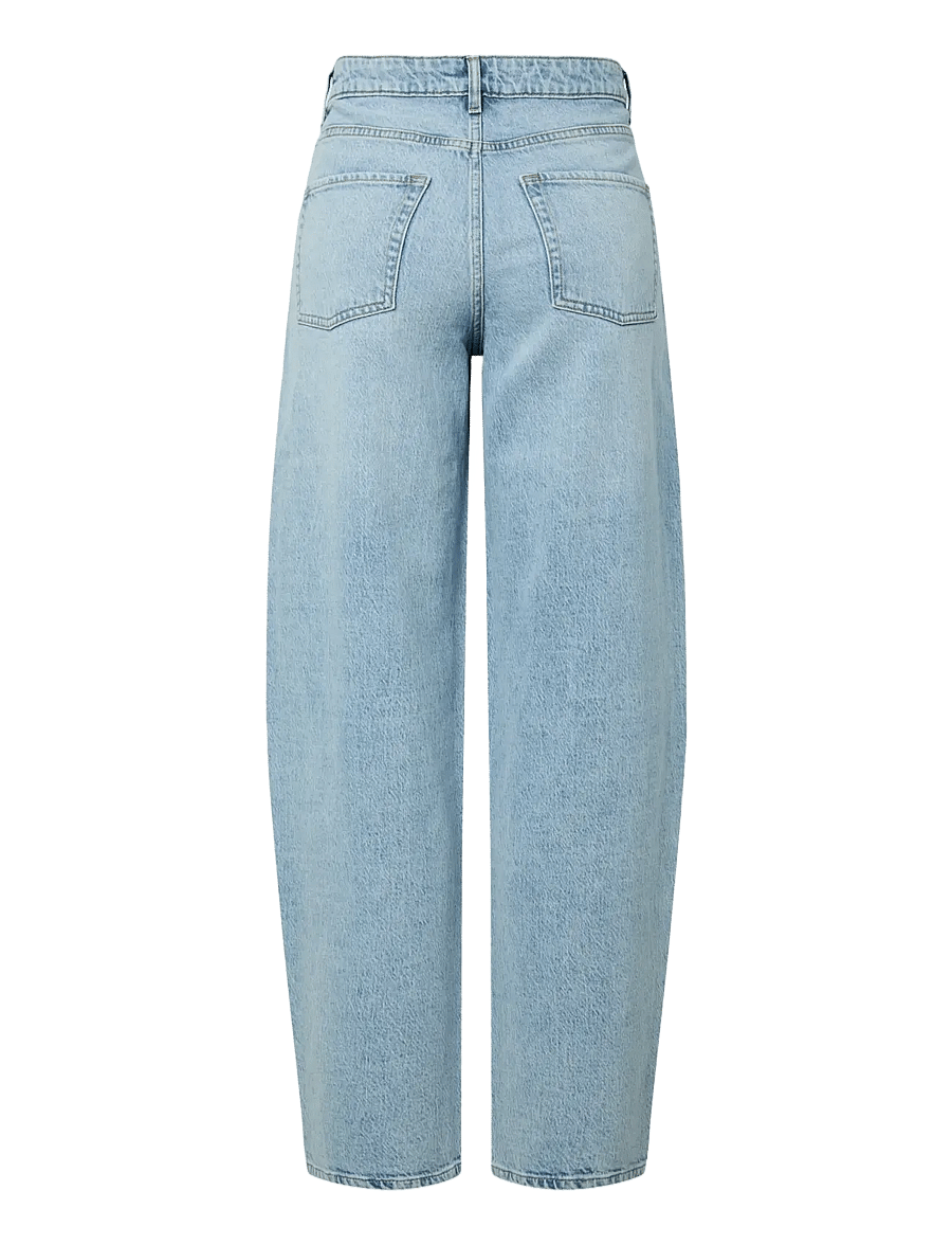 Pieces - PCGRACE MW BARREL ANK JEANS NOOS BC - barrel jeans - light blue denim - 2