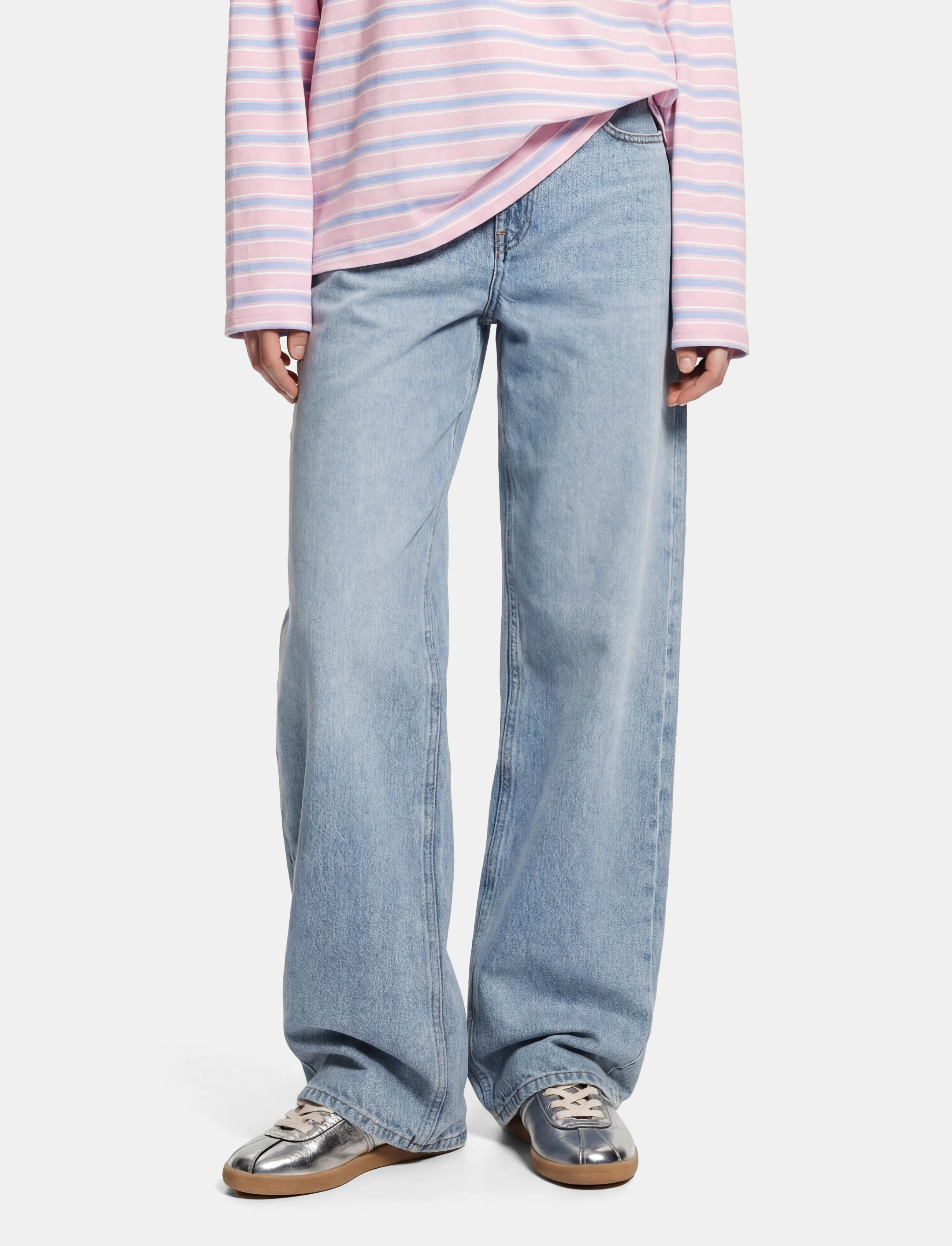 Pieces Pcgrace Mw Barrel Ank Jeans Noos Bc, 32 x 32, Jeans, Blau - Frauen
