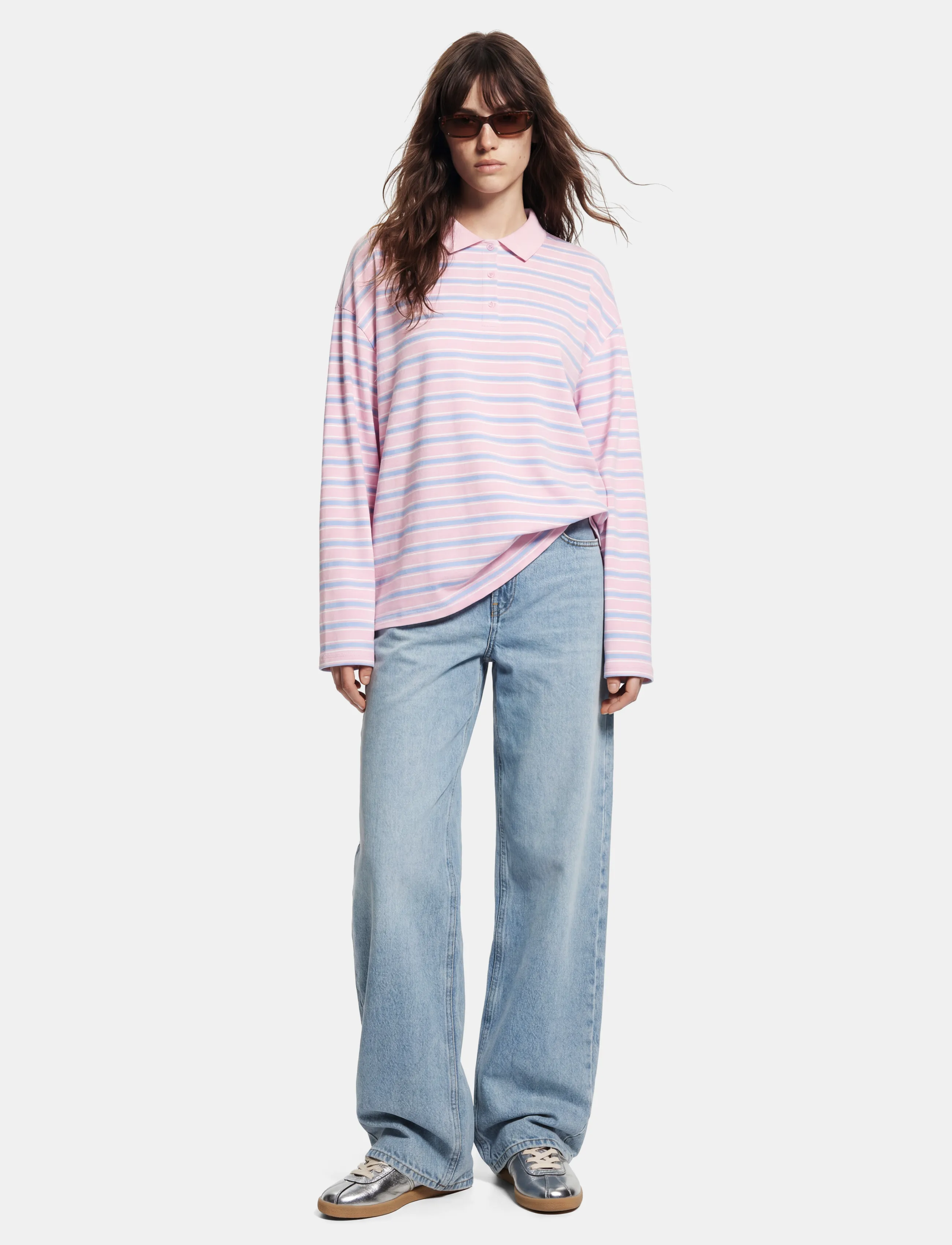 Pieces - PCGRACE MW BARREL ANK JEANS NOOS BC - barrel jeans - light blue denim - 3