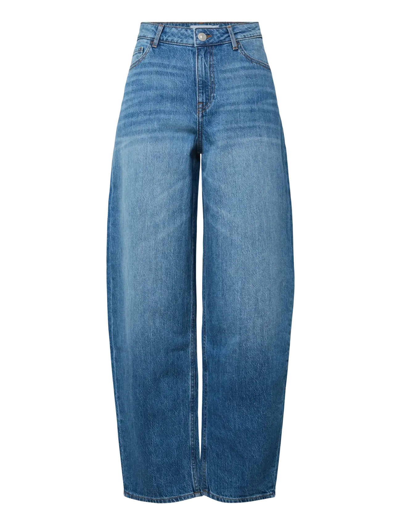 PIECES Pcgrace Mw Barrel Ank Jeans Noos Bc Blau - 32x30 - Damen