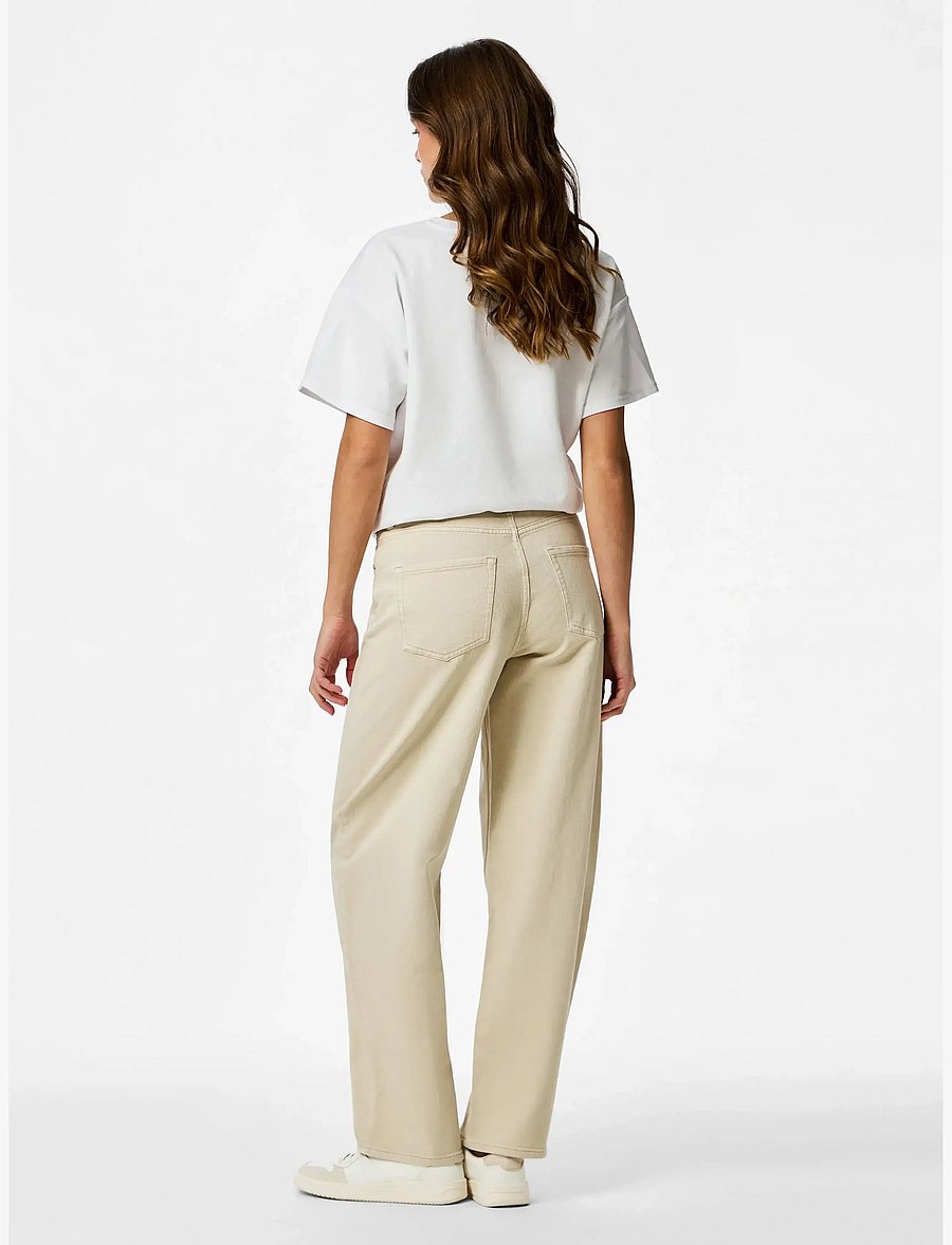 Pieces - PCGRACE MW BARREL ANK JEANS NOOS BC - barrel-teksad - silver lining - 3