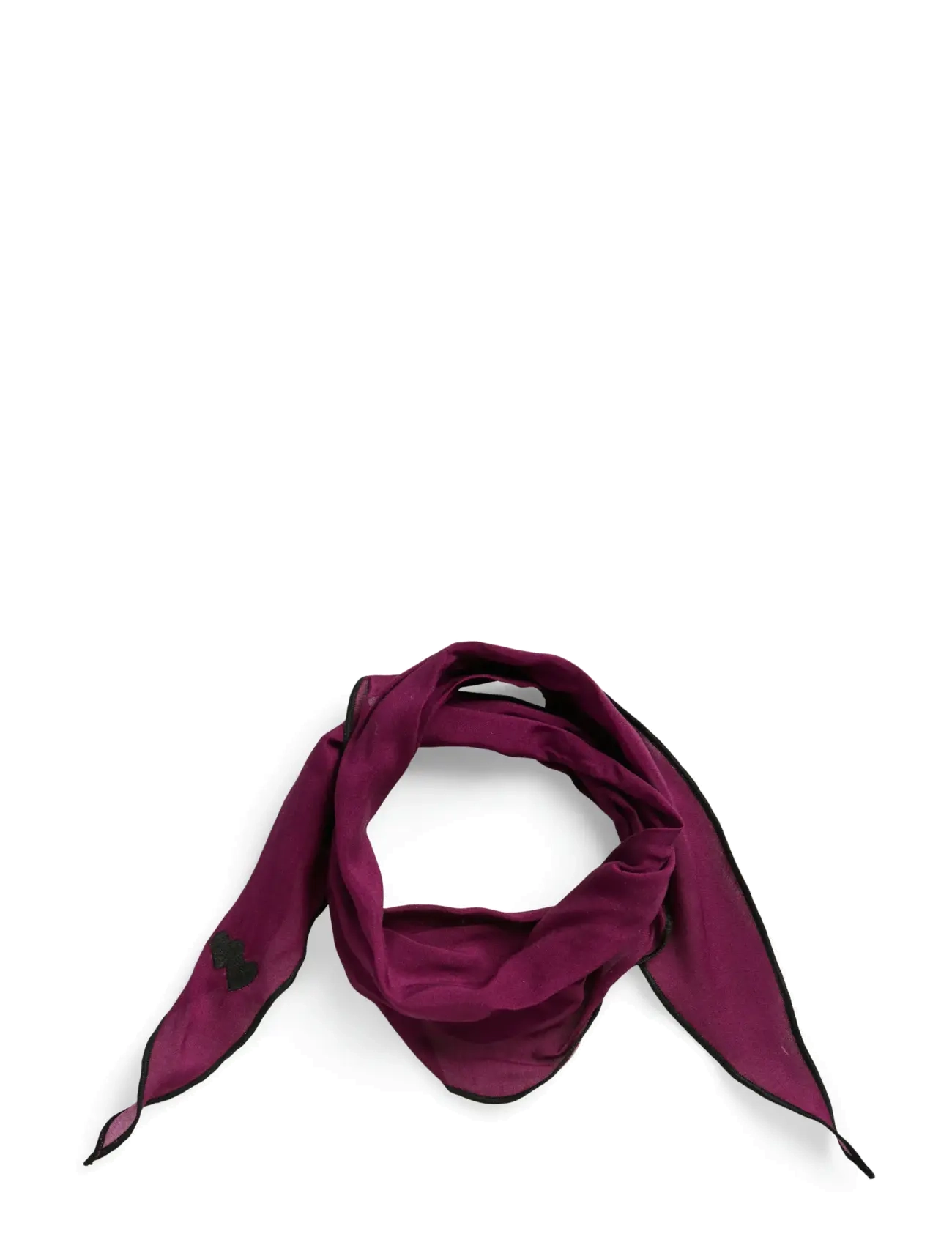 Pieces PCNANINA SMALL SCARF BC PP - Angebote - DARK PURPLE / burgundy