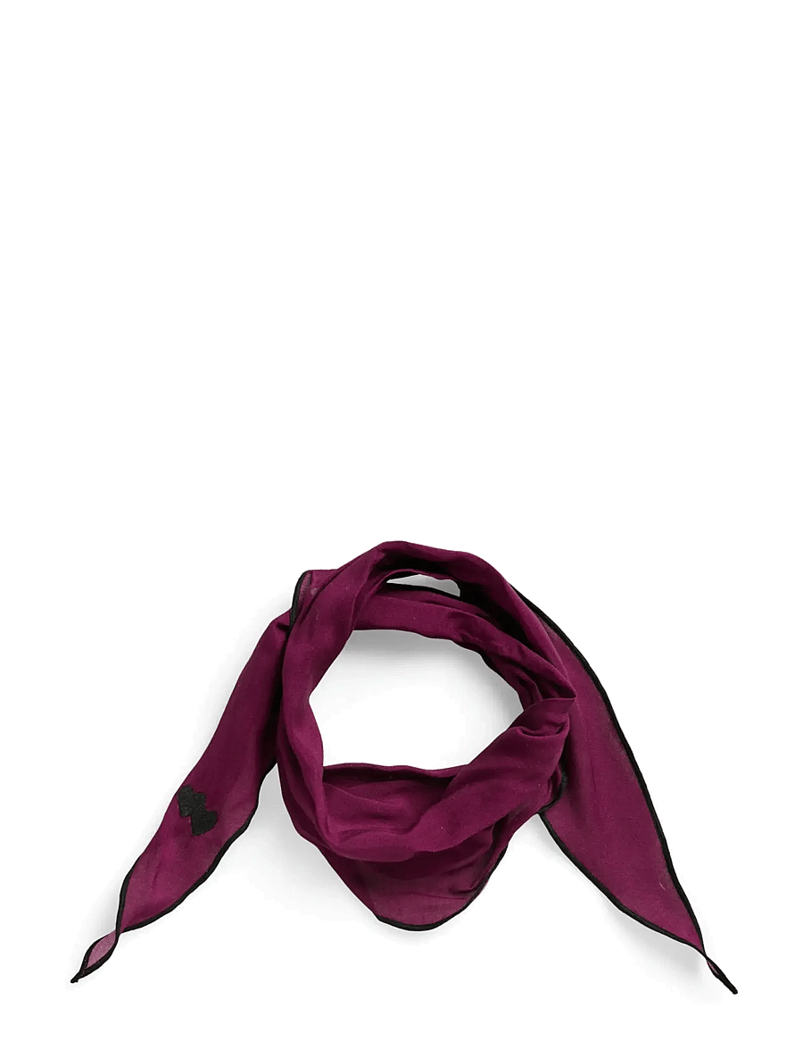 Pieces - PCNANINA SMALL SCARF BC PP - alltags-style - dark purple - 0
