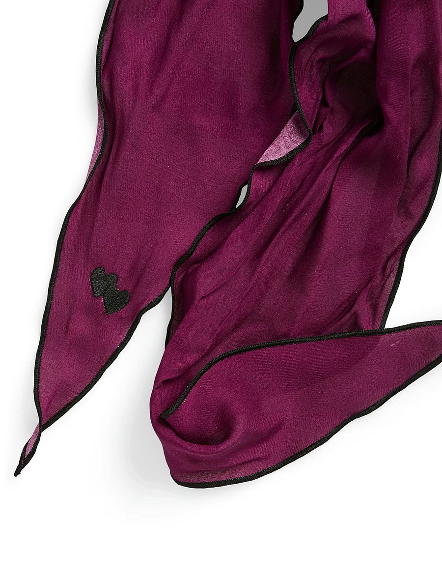 Pieces - PCNANINA SMALL SCARF BC PP - alltags-style - dark purple - 1