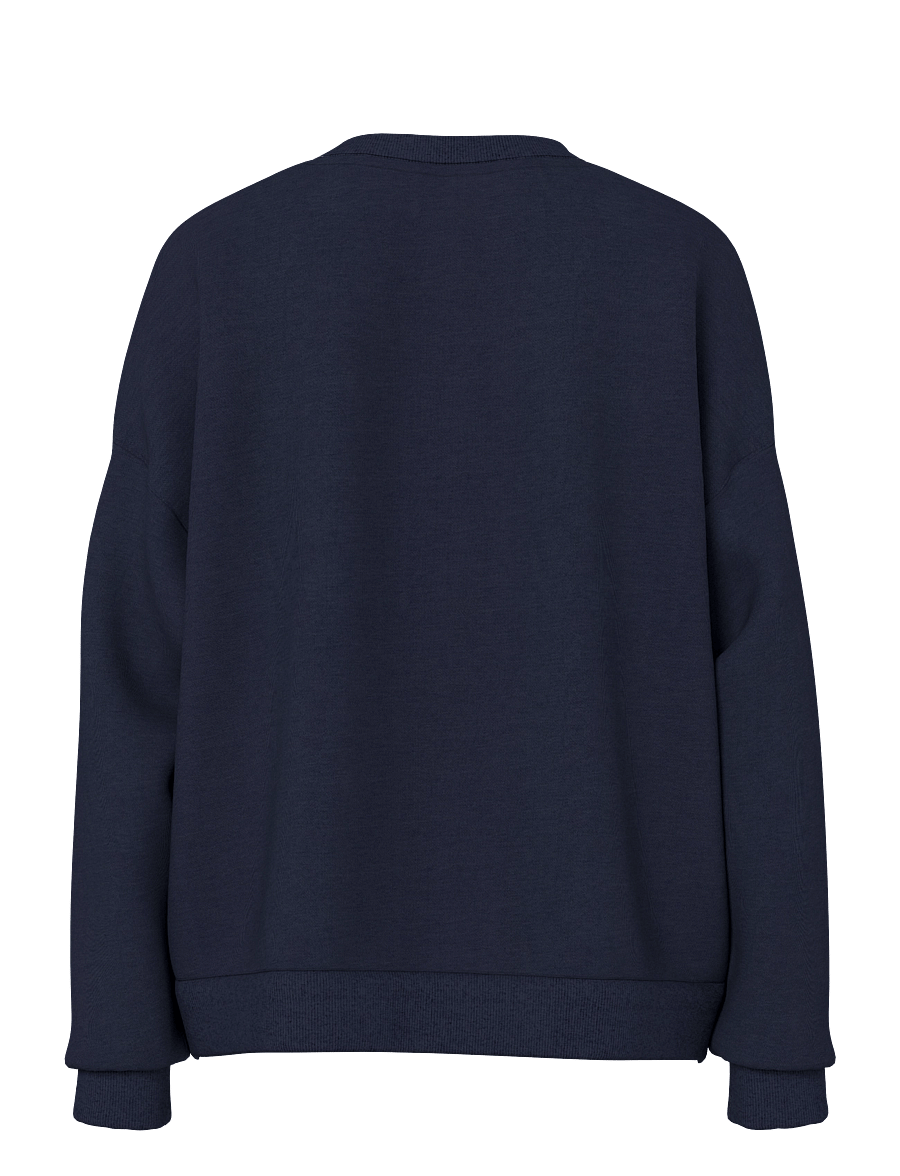 Pieces - PCCHILLI LS LOOSE FIT SWEAT TOP NOOS BC - sweatshirts - sky captain - 2