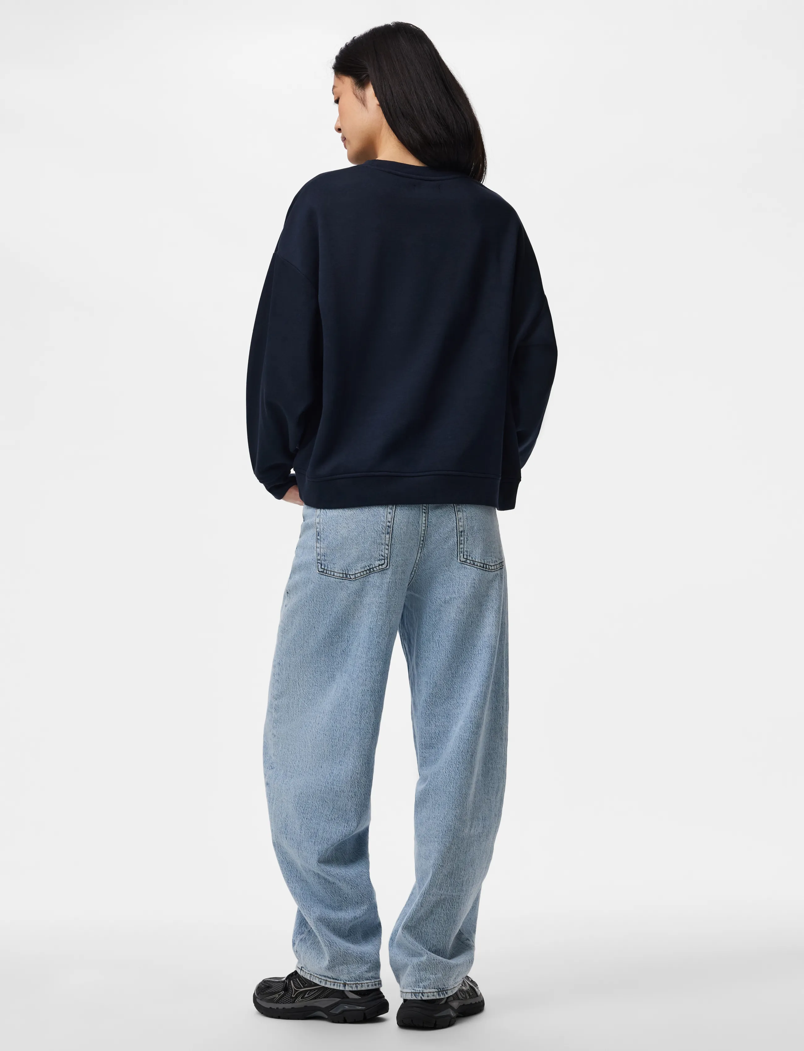 Pcchilli Ls Loose Fit Sweat Top Noos Bc 2