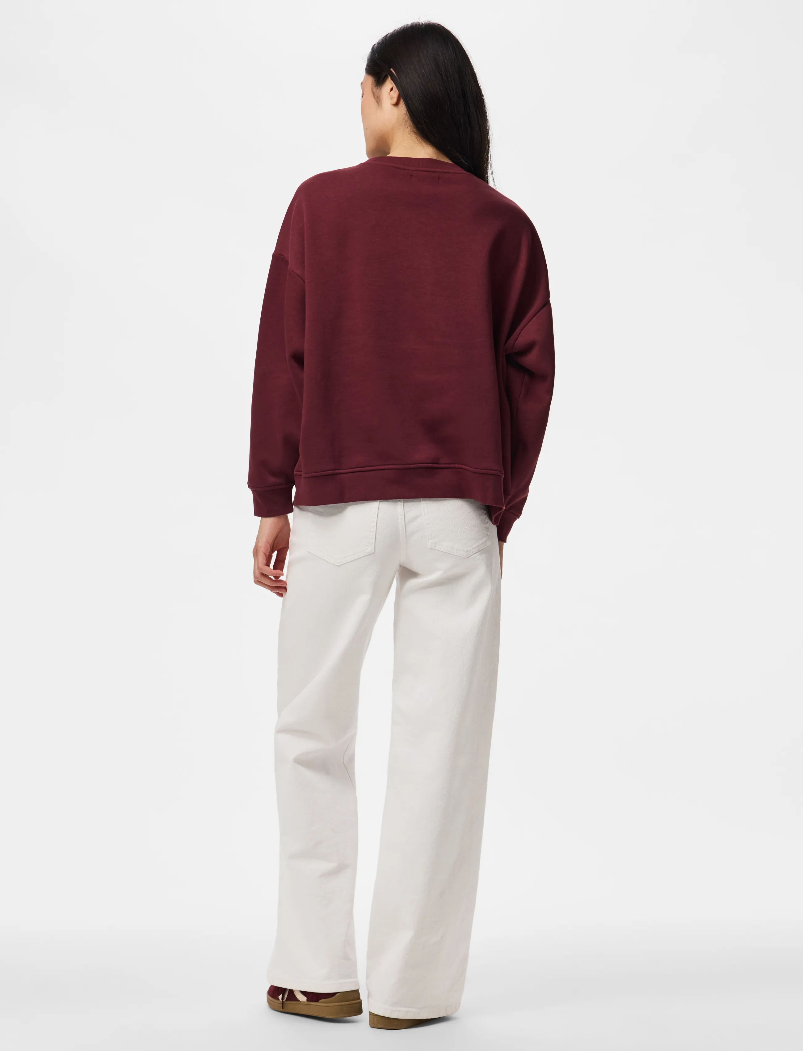 Pcchilli Ls Loose Fit Sweat Top Noos Bc 2