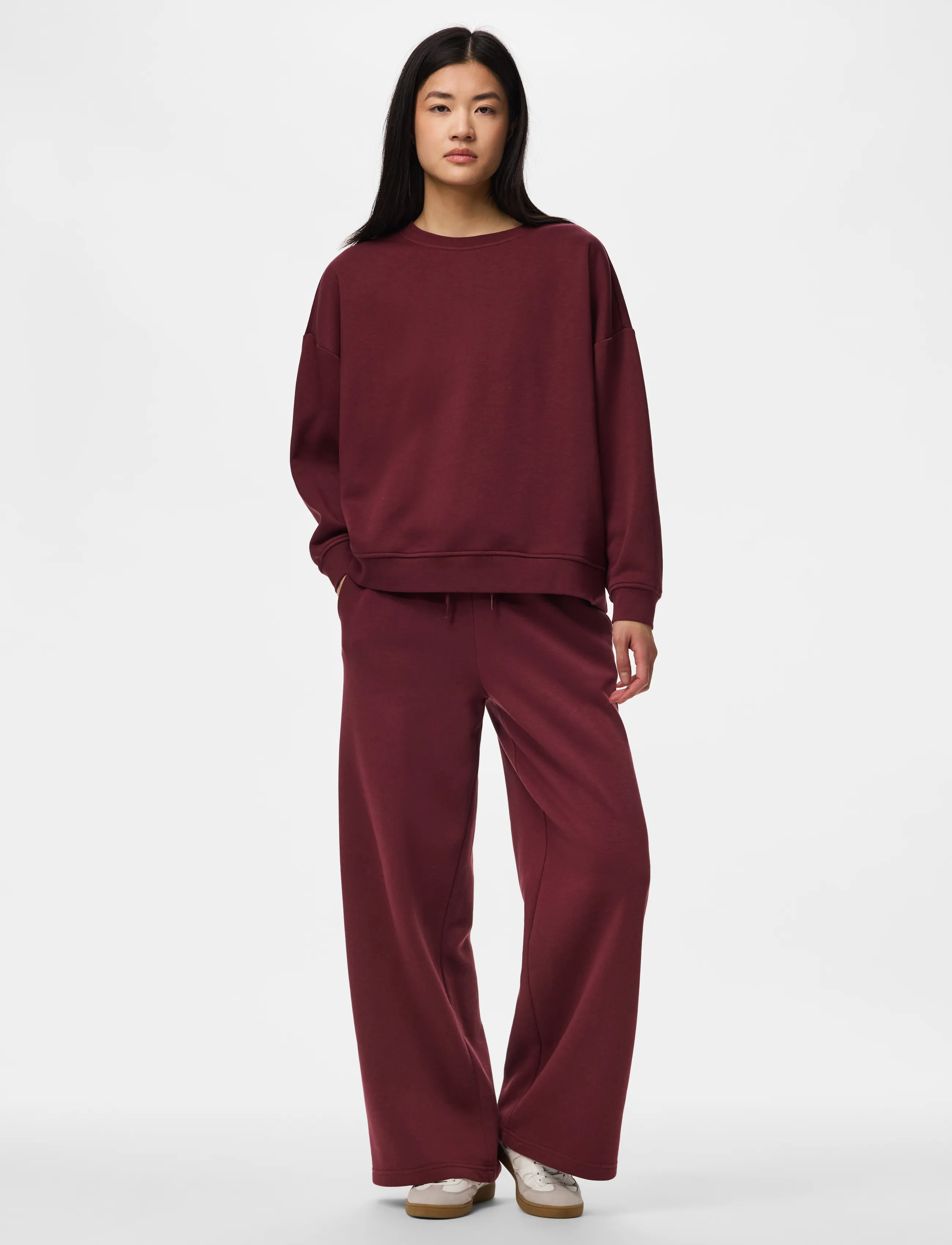 Pcchilli Ls Loose Fit Sweat Top Noos Bc 4
