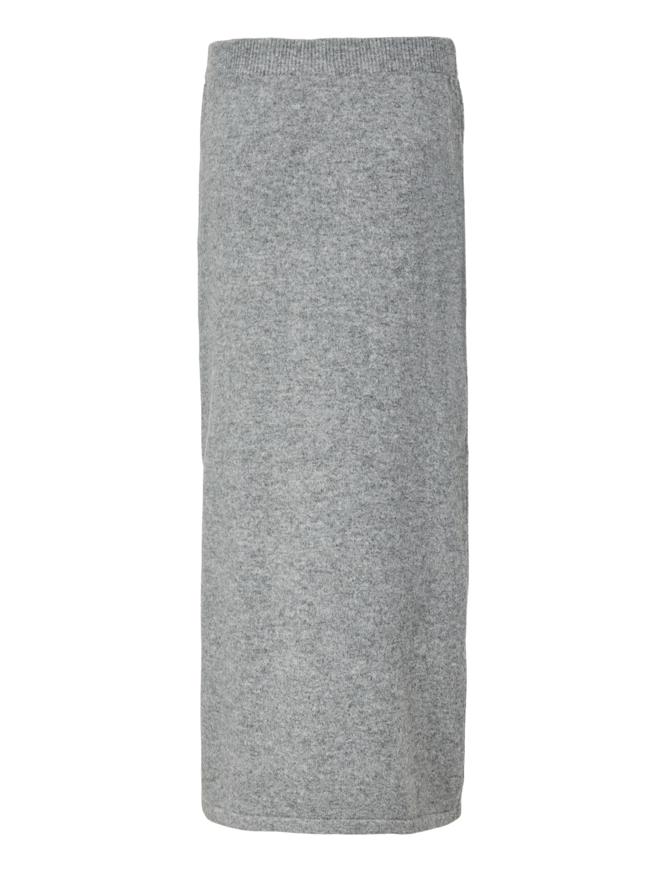 Pieces - PCSALLY MW ANKLE SKIRT KNT CP BC - medium grey melange - 2