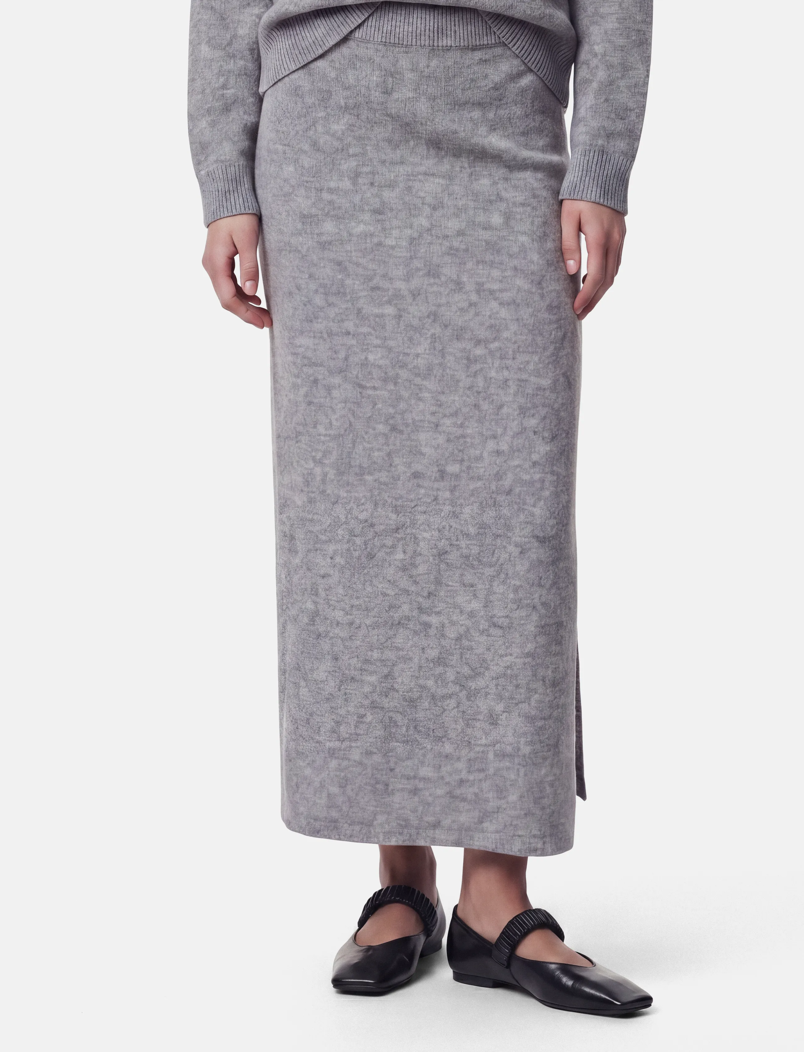 Pcsally Mw Ankle Skirt Knt Cp Bc