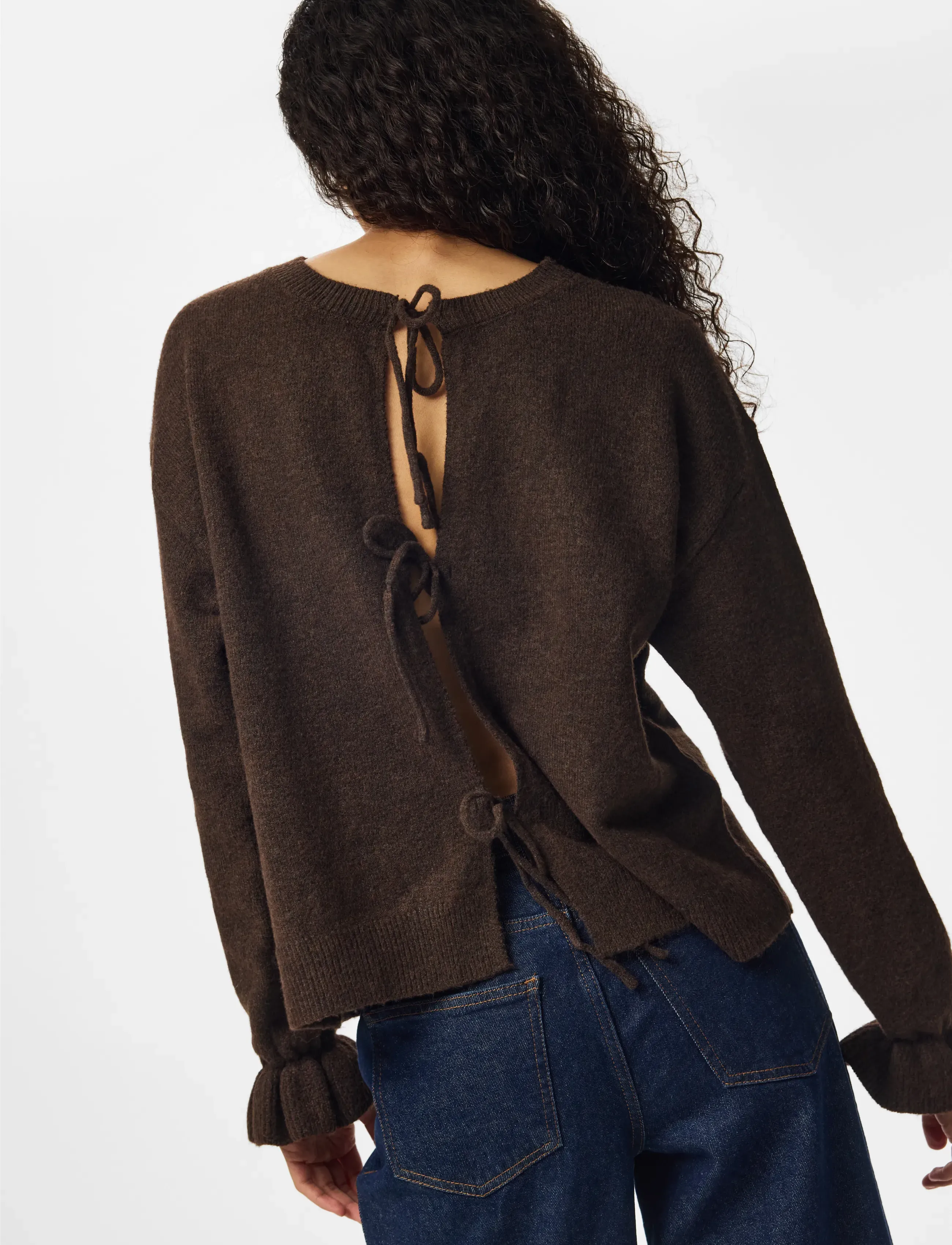 PIECES Pcsally Rev Frill Cardigan Knit Noos Bc dam – bild 5