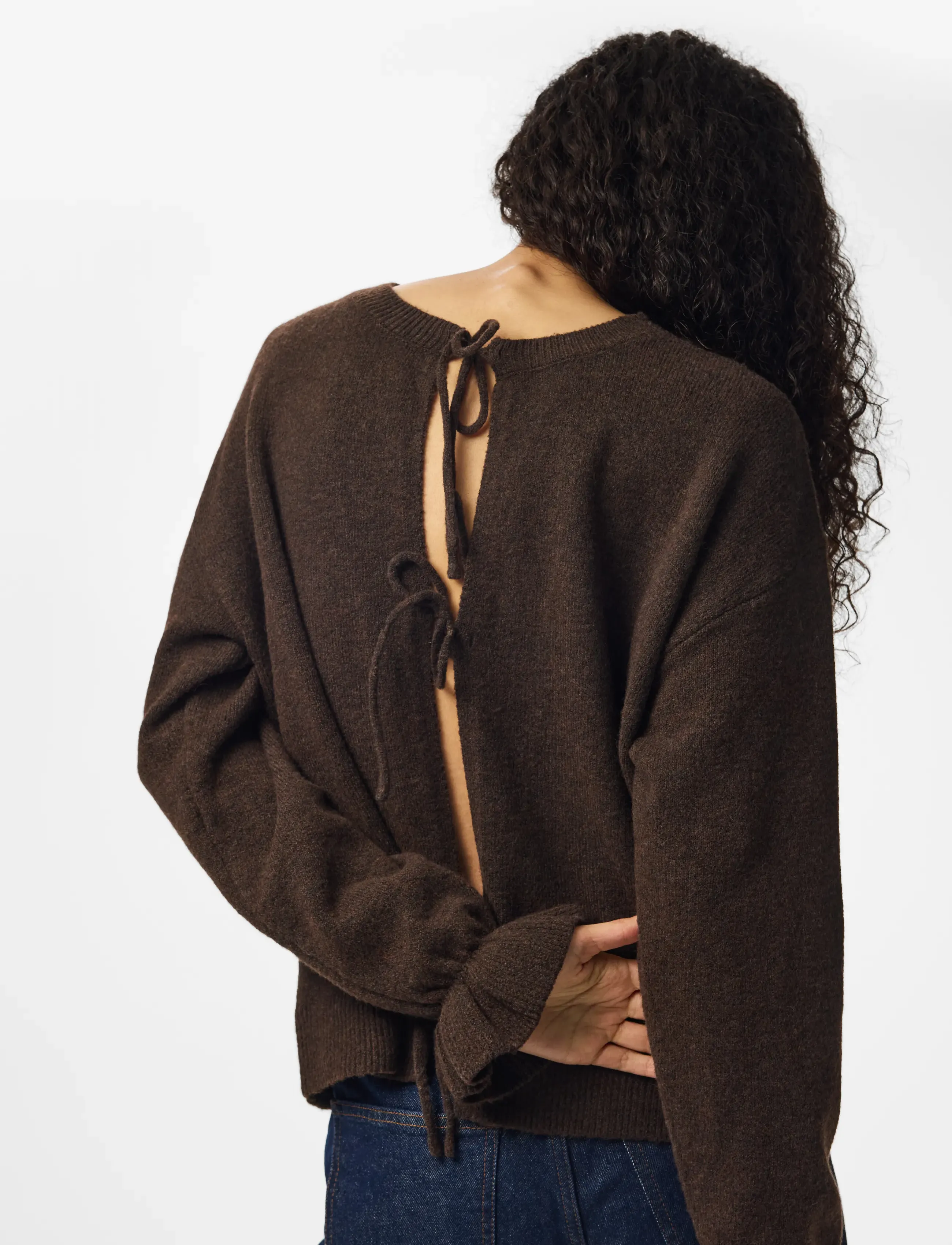 PIECES Pcsally Rev Frill Cardigan Knit Noos Bc dam – bild 8