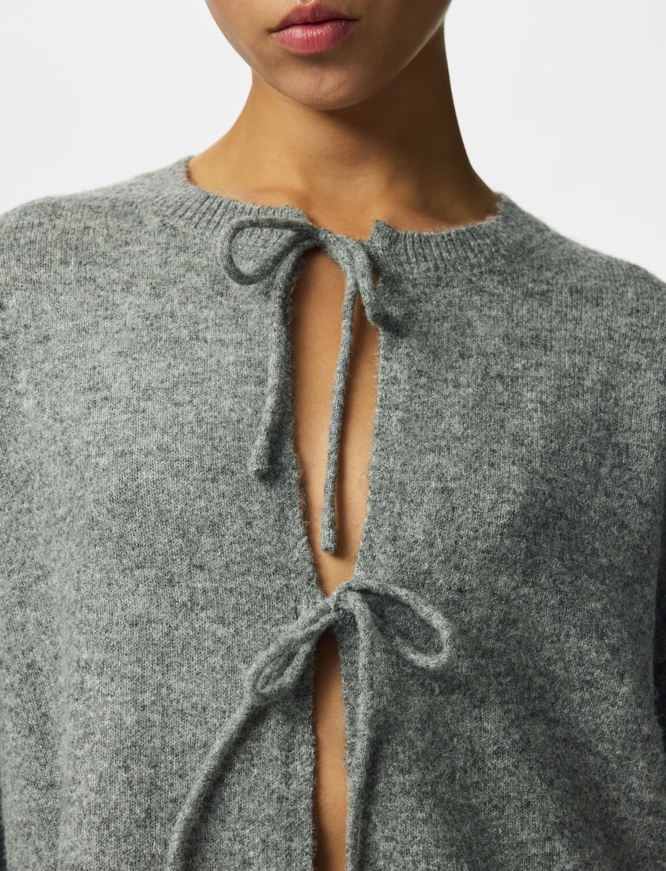 PIECES Pcsally Rev Frill Cardigan Knit Noos Bc dam – bild 6