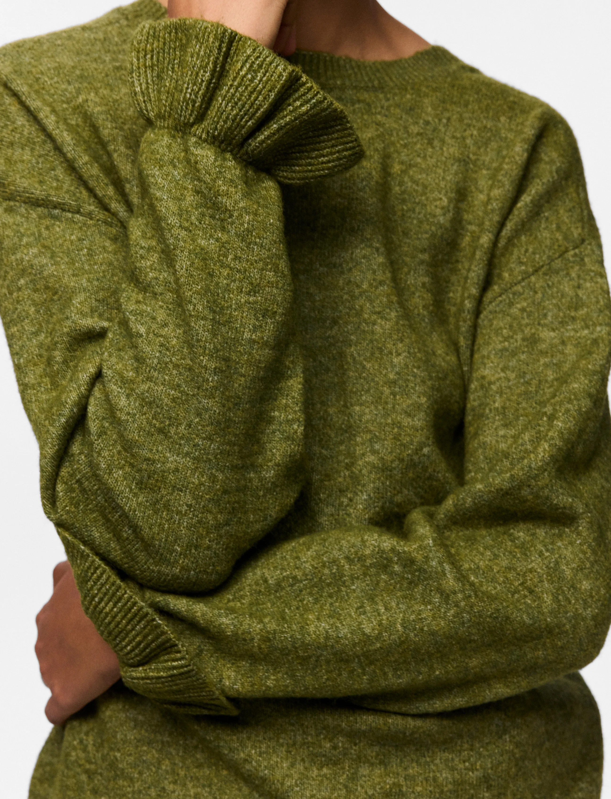 Pieces PCSALLY REV FRILL CARDIGAN KNIT NOOS BC - Geburtstag - SPHAGNUM / green
