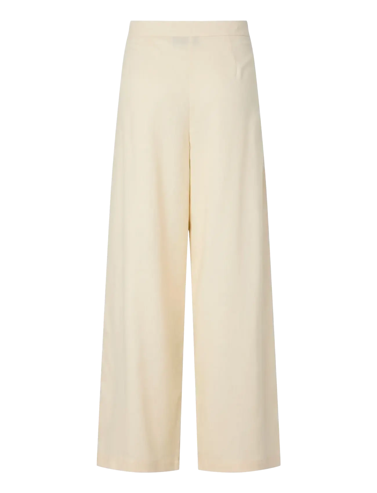 Pieces - PCMAJSE MW WIDE PANTS WVN D2D PP - bukser med brede ben - birch - 2