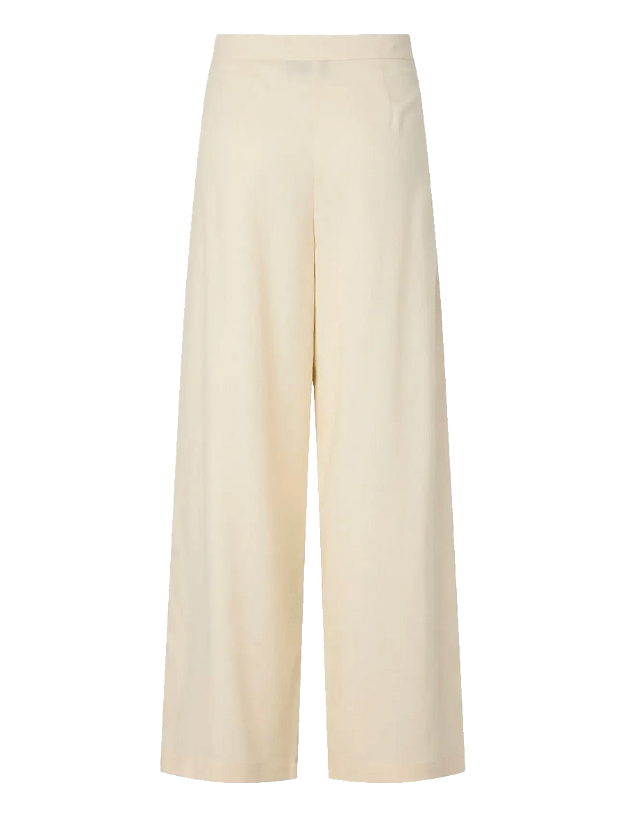 Pieces - PCMAJSE MW WIDE PANTS WVN D2D PP - laia säärega püksid - birch - 2