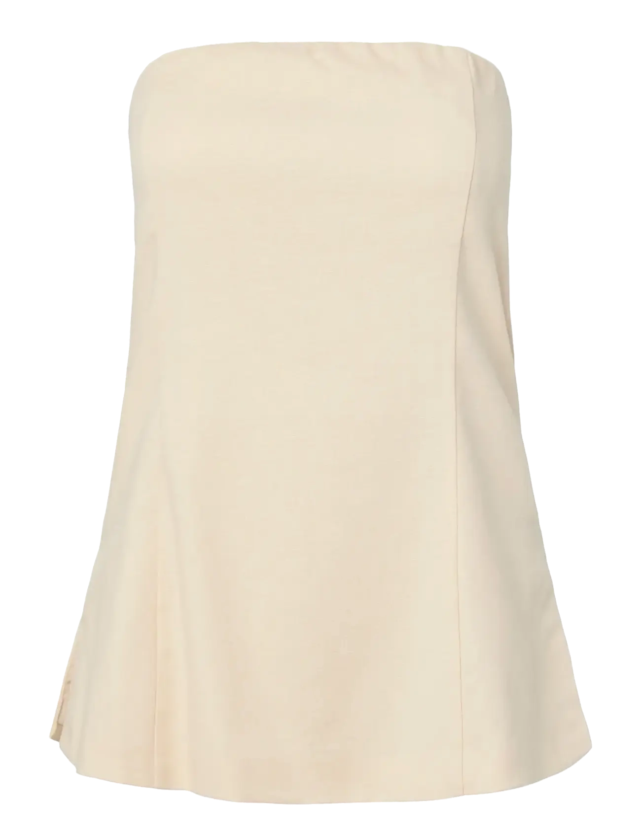 PIECES Pcmajse Fitted Bandeau Oberteil Wvn D2D Pp Beige - M - Damen