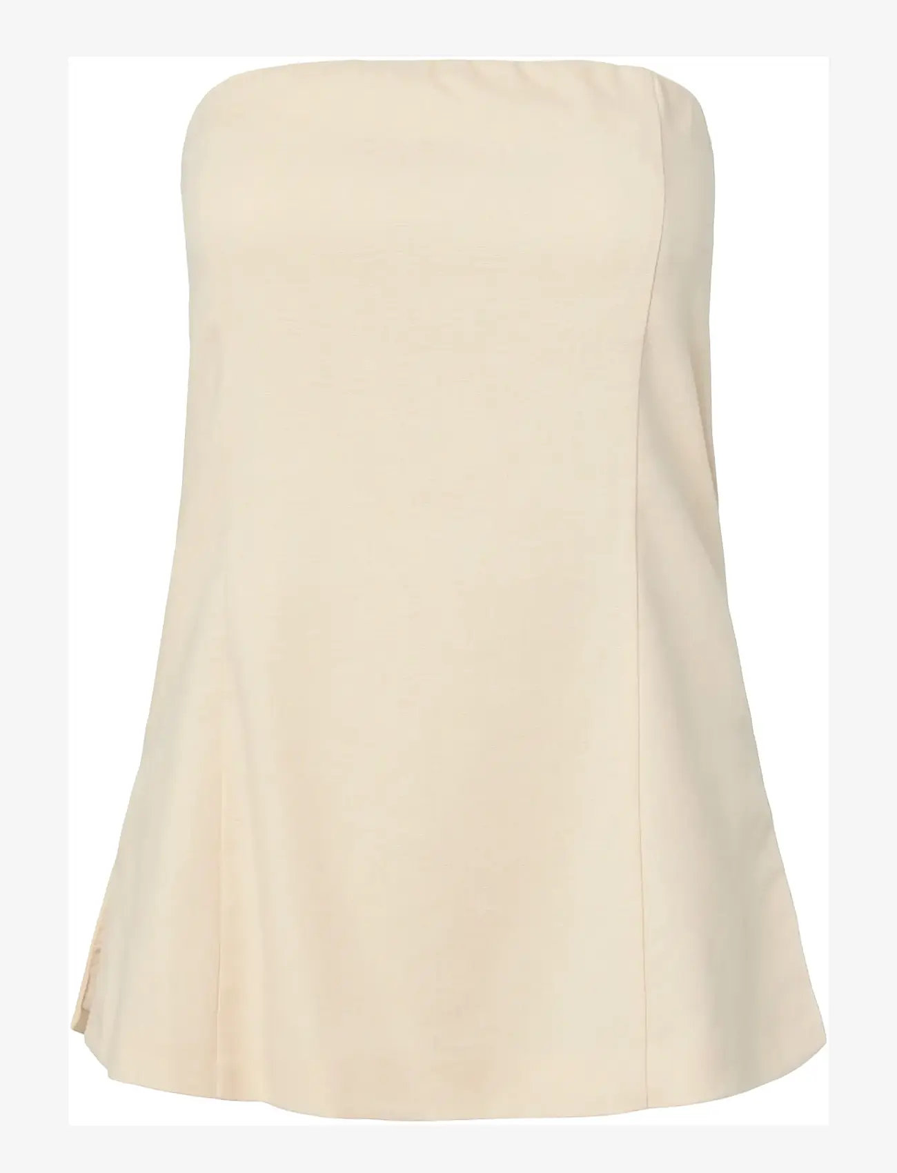 Pieces - PCMAJSE FITTED BANDEAU TOP WVN D2D PP - tanktops - birch - 1