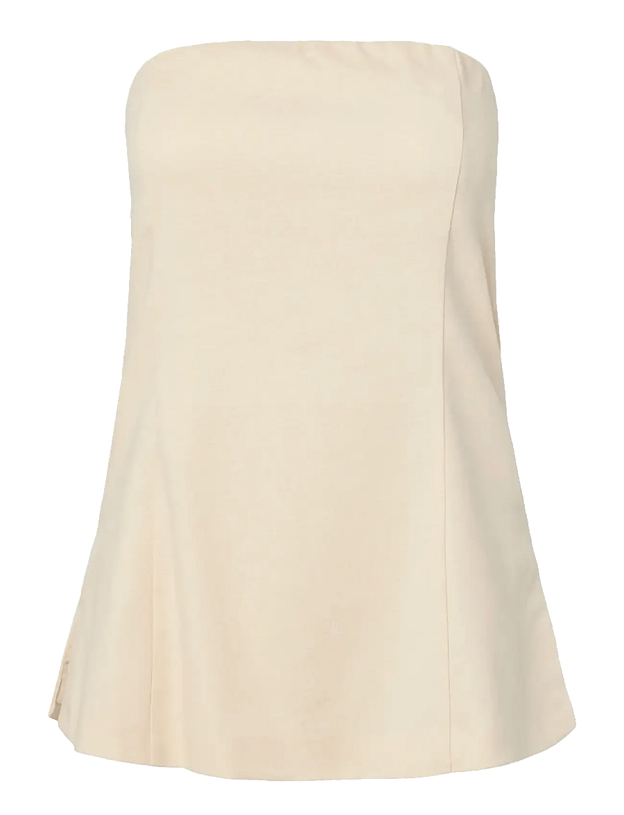 Pieces - PCMAJSE FITTED BANDEAU TOP WVN D2D PP - varrukateta topid - birch - 1
