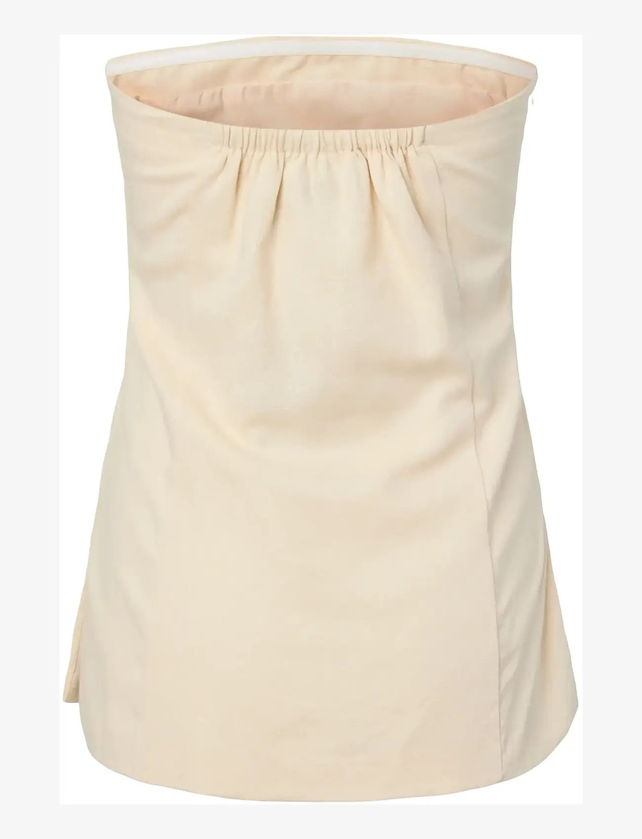 Pieces - PCMAJSE FITTED BANDEAU TOP WVN D2D PP - tanktops - birch - 2