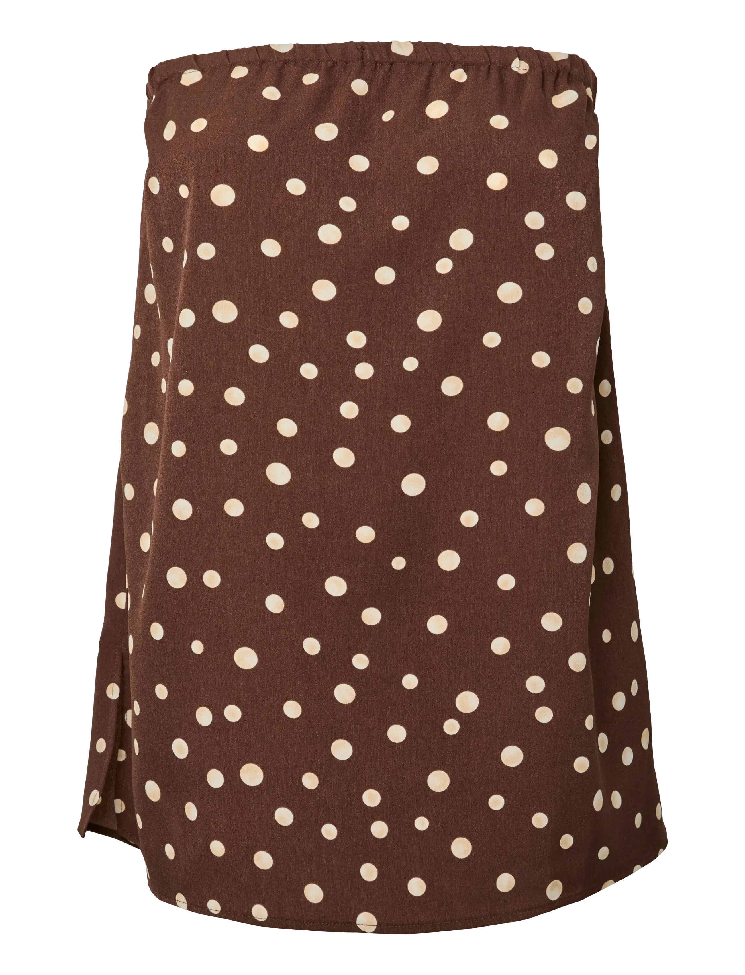 Pieces PCMOKKA BANDEAU TOP WVN D2D PP - T-särgid ja alussärgid - COFFEE QUARTZ / brown