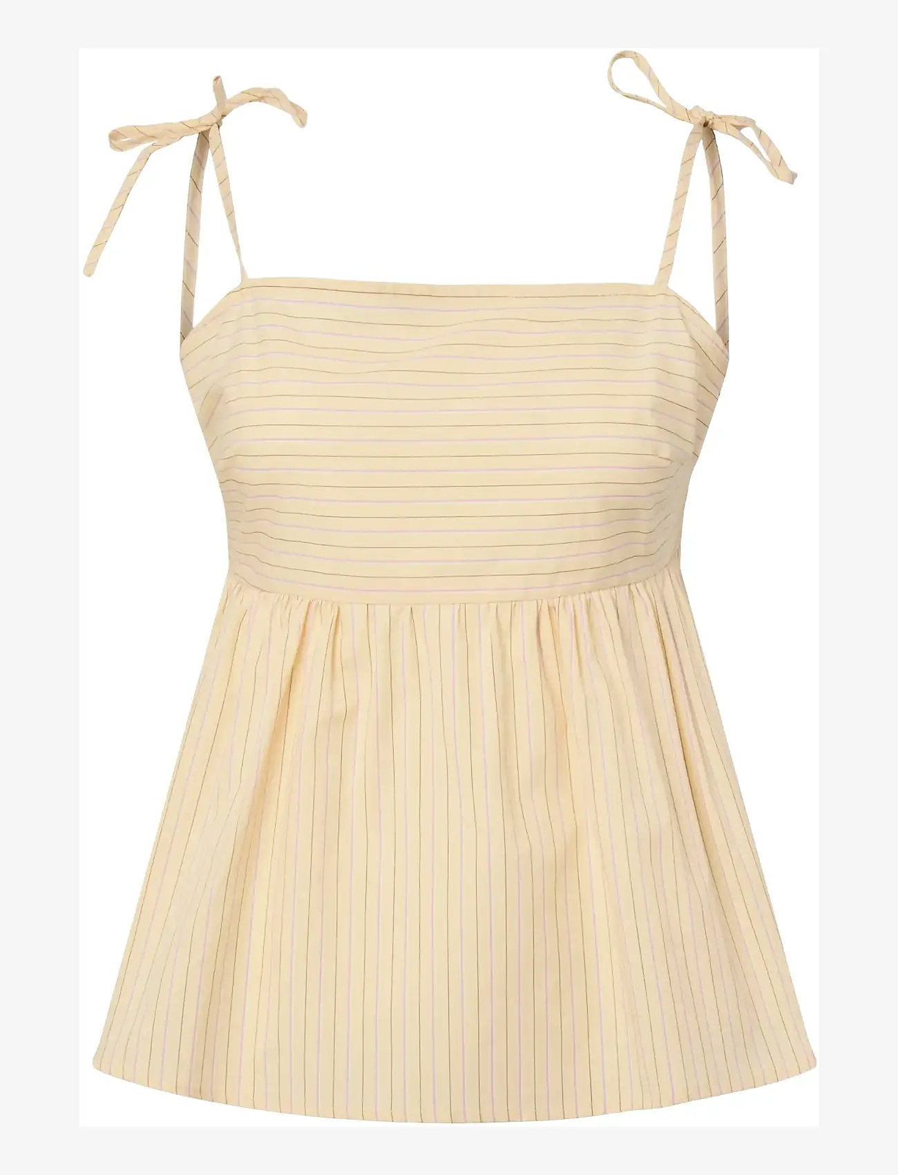 Pieces - PCAPRIL STRAP TOP WVN D2D PP - Ärmellose tops - french vanilla - 1