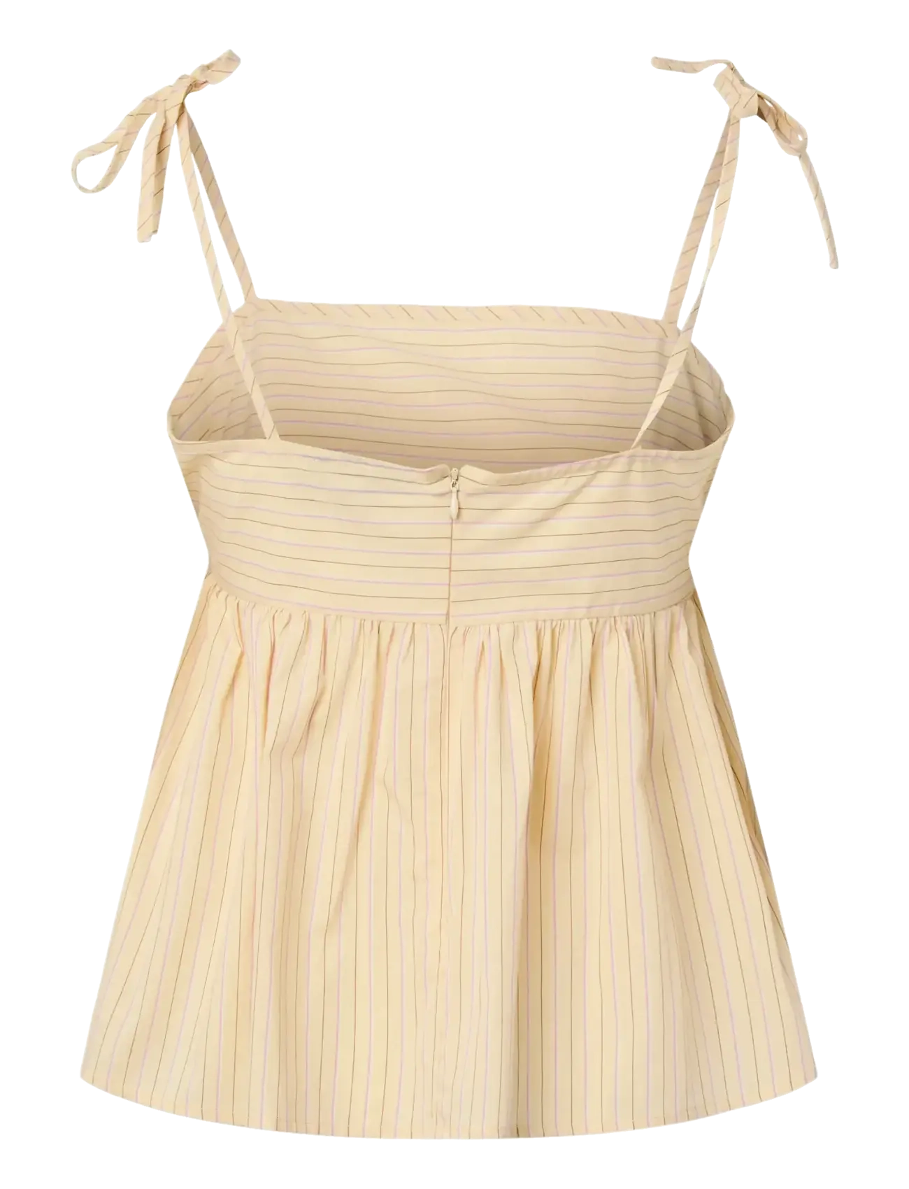 Pieces - PCAPRIL STRAP TOP WVN D2D PP - sleeveless tops - french vanilla - 2