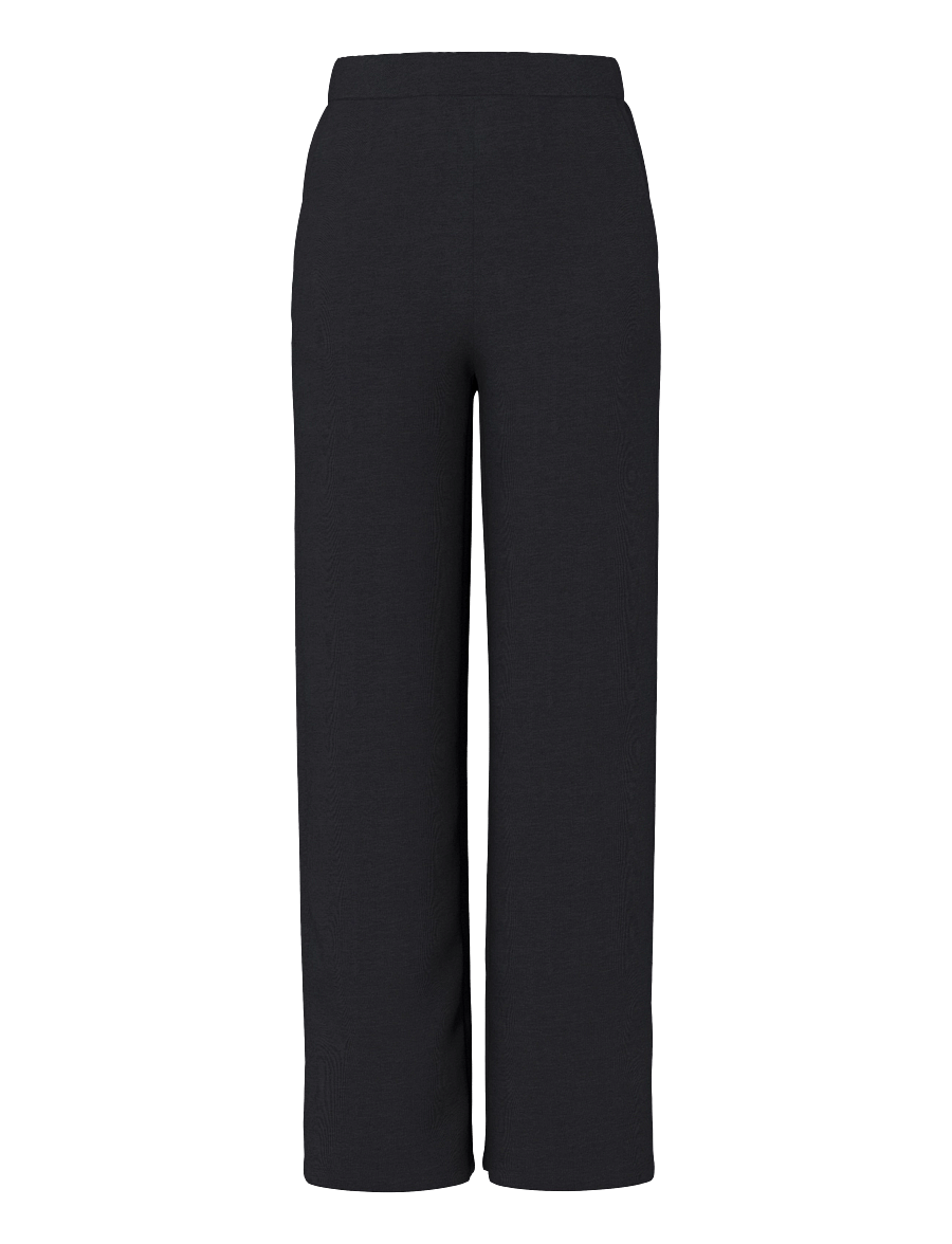 Pieces - PCMICHELLE SCUBA HW PANTS SWT NOOS BC - alltags-style - black - 0